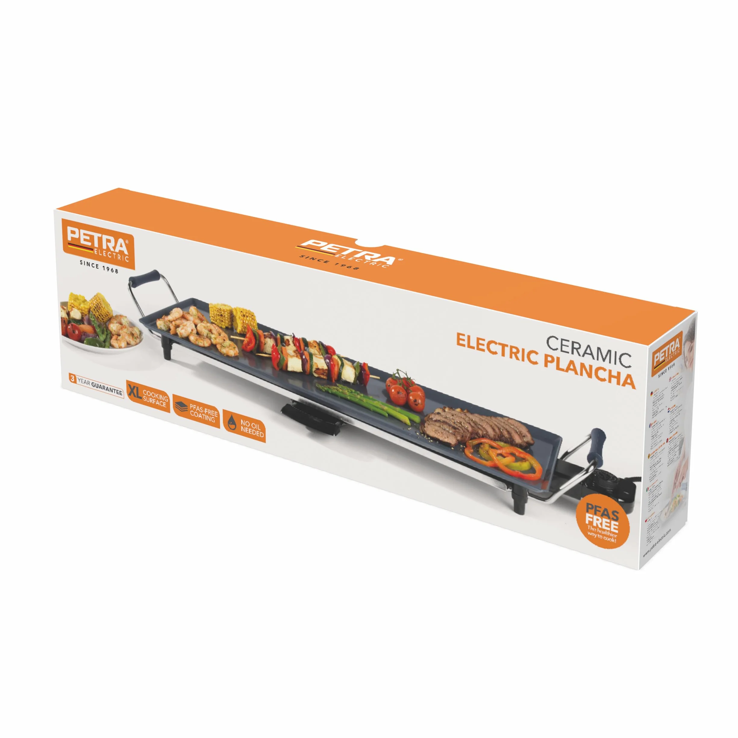Petra Teppanyaki Grill ceramiczna elektryczna plancha 70 cm 1800W PT6243VDE