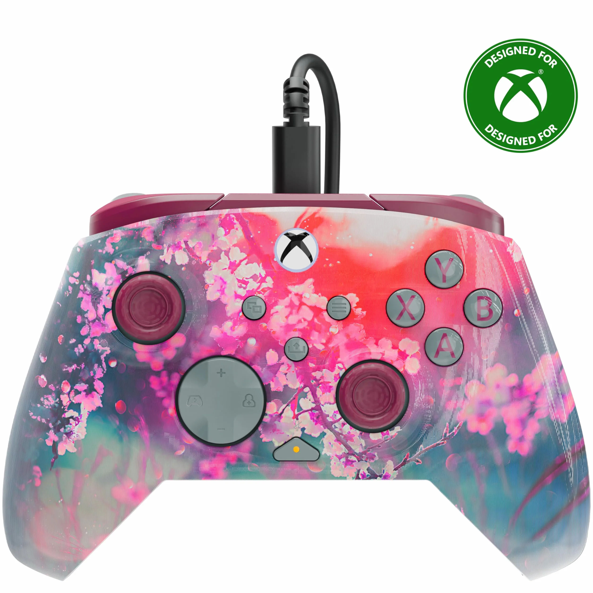 Turtle Beach Rematch Advanced Wired Gaming Controller for Xbox & PC, Lenticular Multi-Design, Remappable Buttons, Hall-Effect Hair Triggers, 8ft Cable, Officially Licensed by Xbox