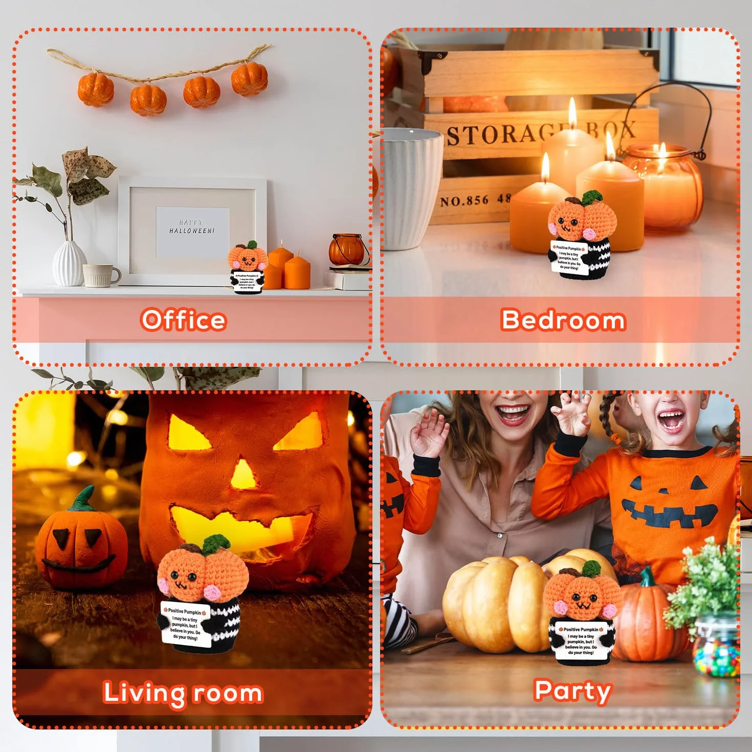 Dynia Szydelkowa Dzianinowa Dekoracja Imprezy na Święto Dziecka Halloween