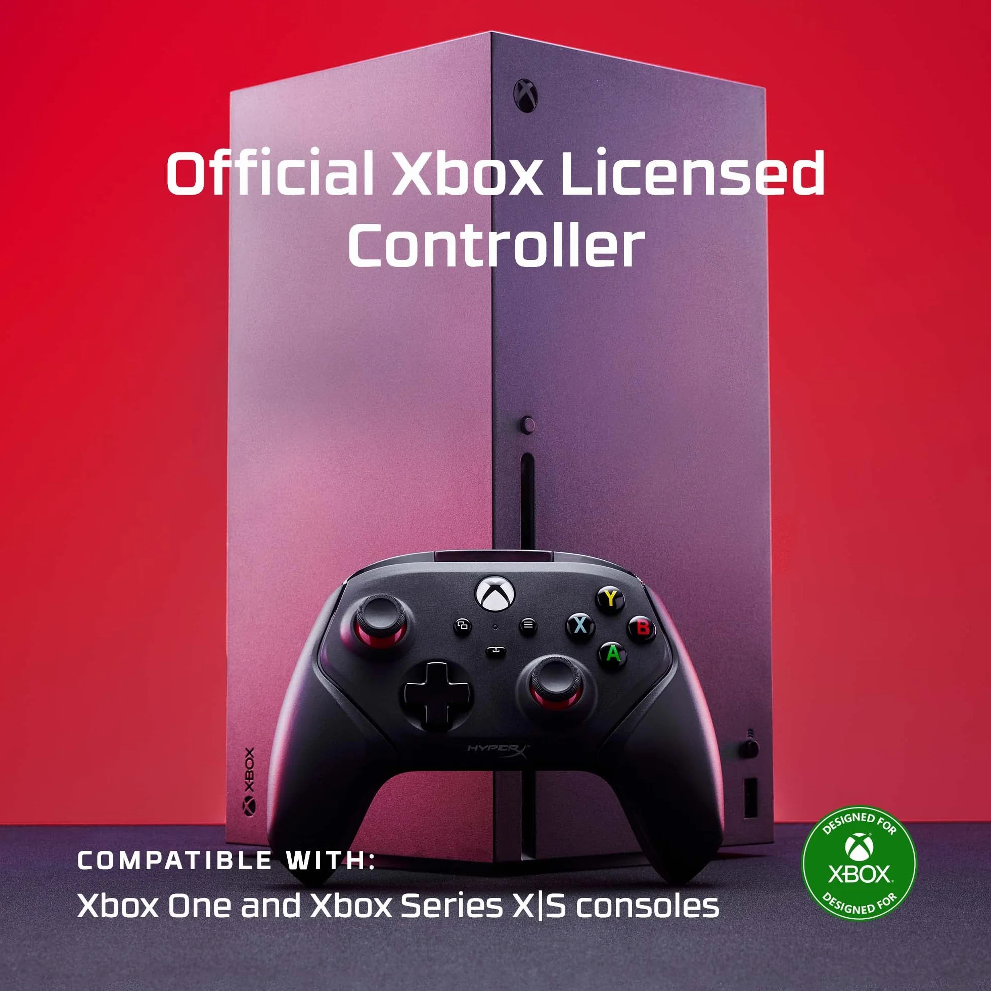 HyperX Clutch Gladiate przewodowy kontroler do Xbox One, Xbox Series X|S, PC, oficjalnie licencjonowany przez Xbox