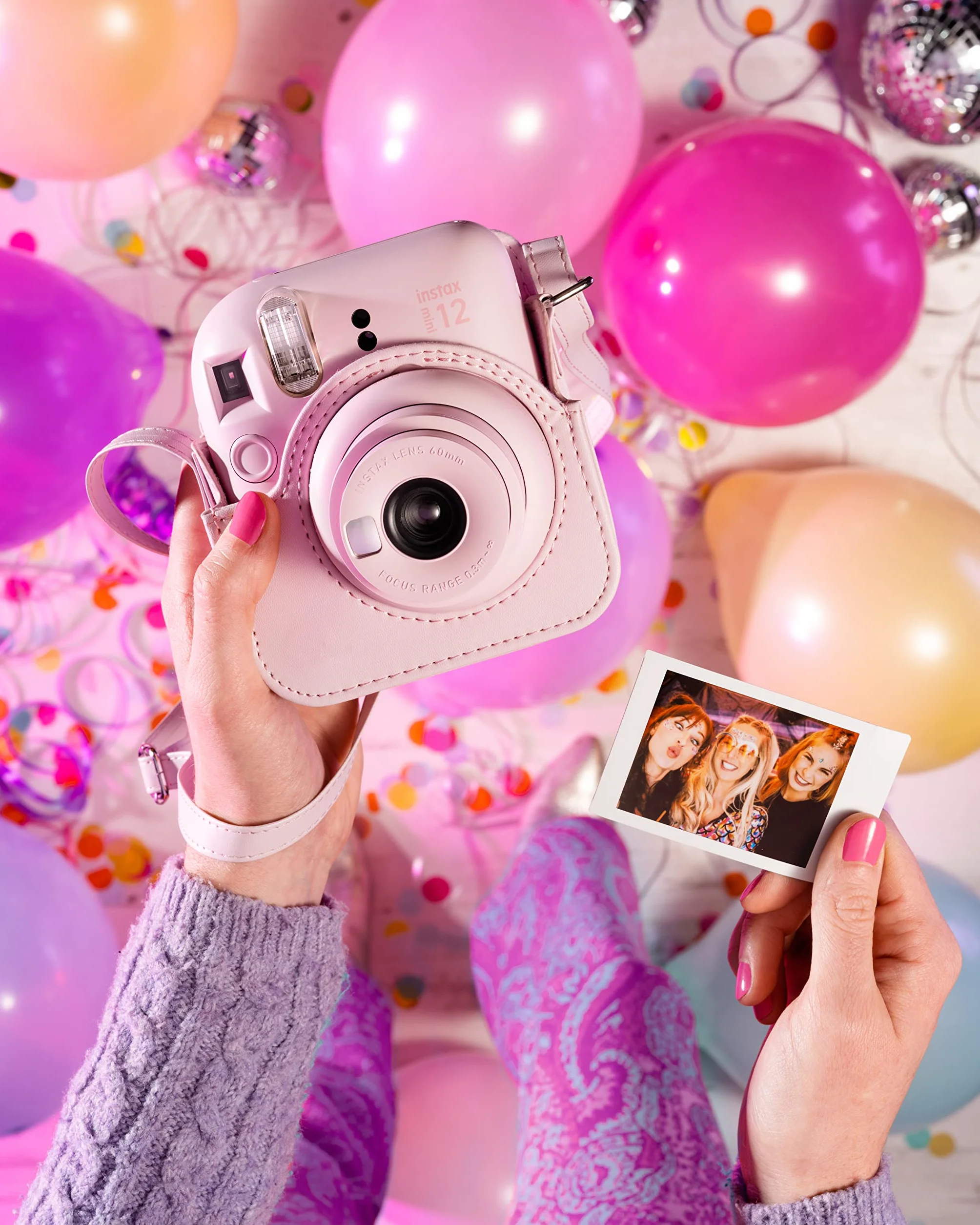 instax etui do aparatu natychmiastowego mini 12, Blossom Pink