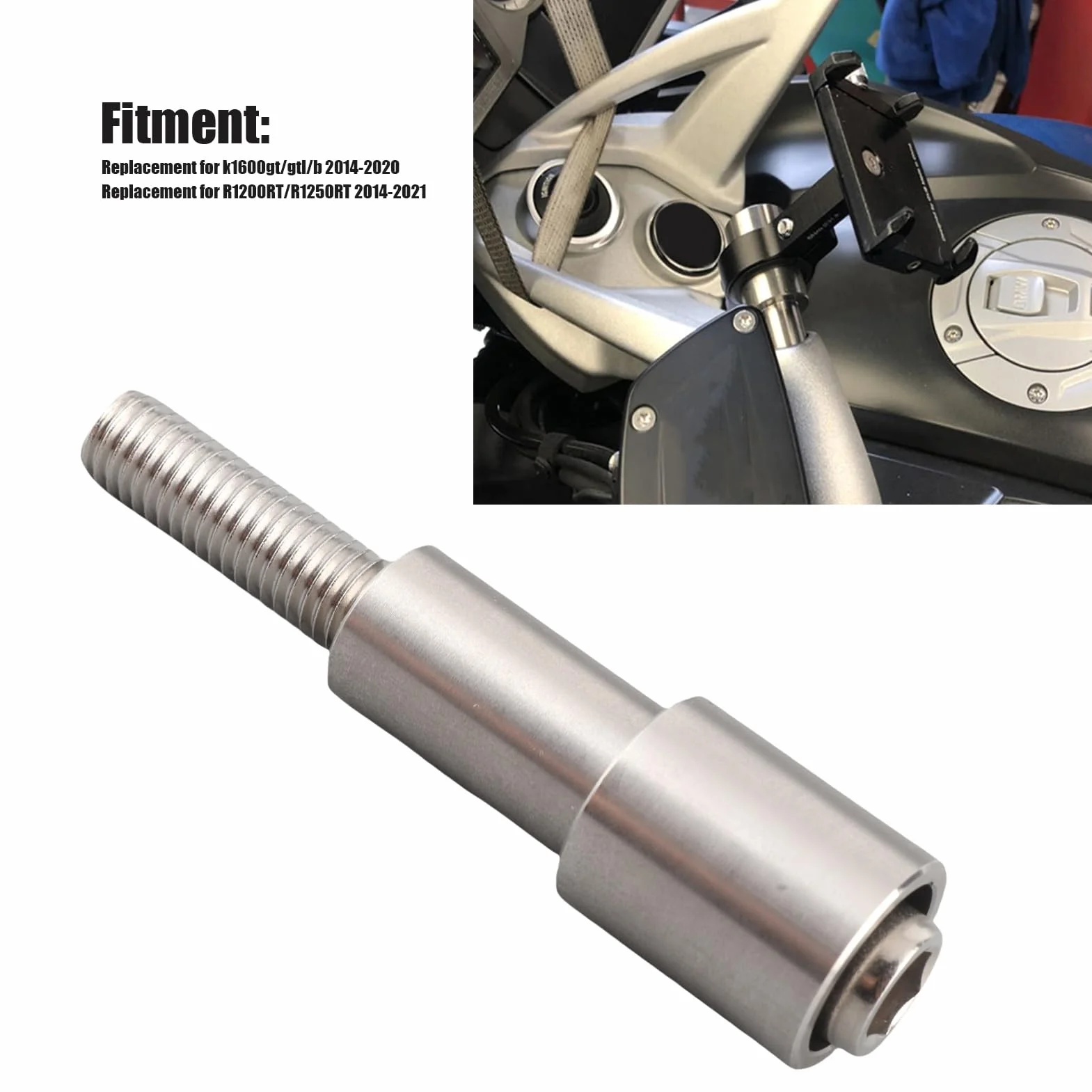 Uchwyt do Telefonu Motocyklowego Przedłużenie Kierownicy K1600gt/gtl/b 2014-2020 Zamiennik dla R1200RT/R1250RT 2014-2021