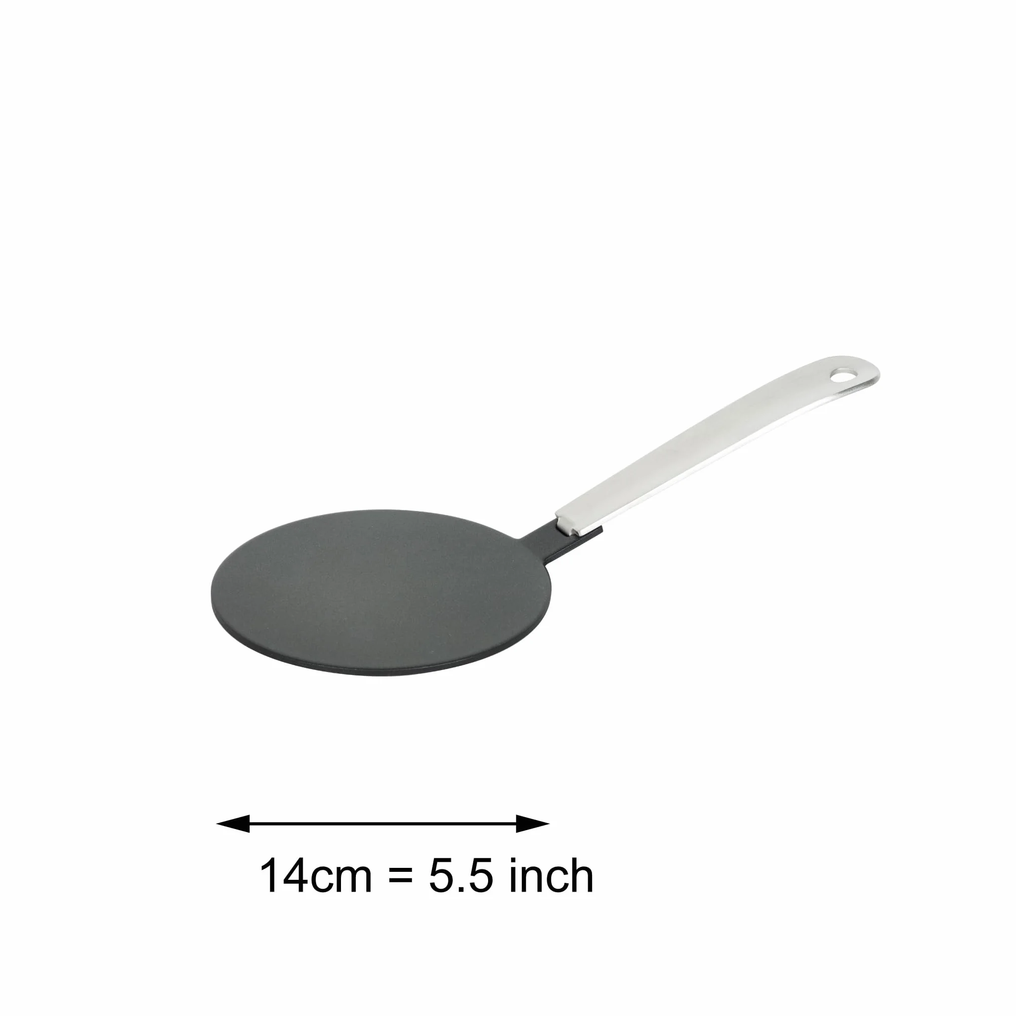 Dyfuzor ciepła ze stali nierdzewnej 14 cm czarny do płyty indukcyjnej