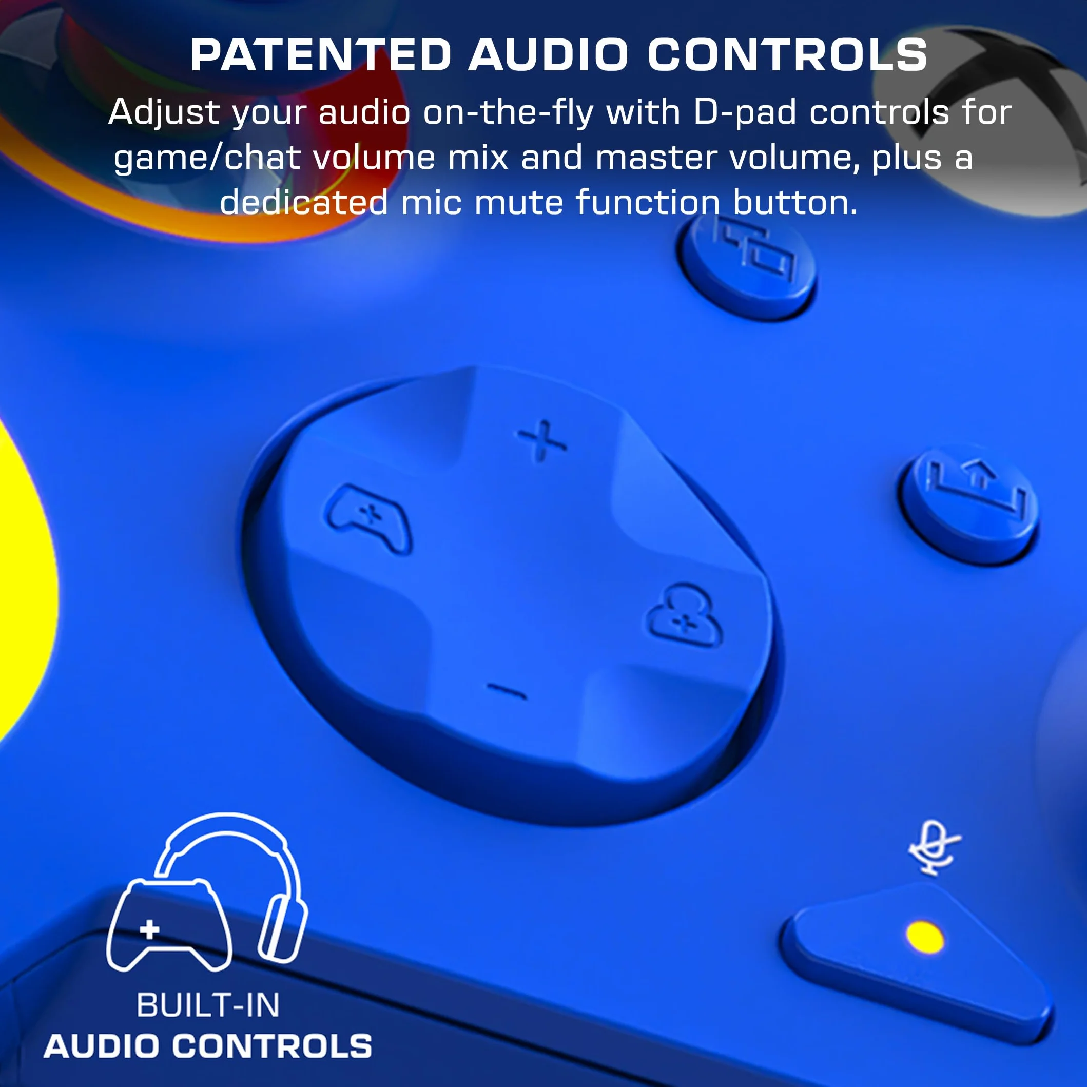 Turtle Beach Afterglow Wave Kontroler do gier RGB Niebieski Licencjonowany Xbox Series X S Xbox One Windows