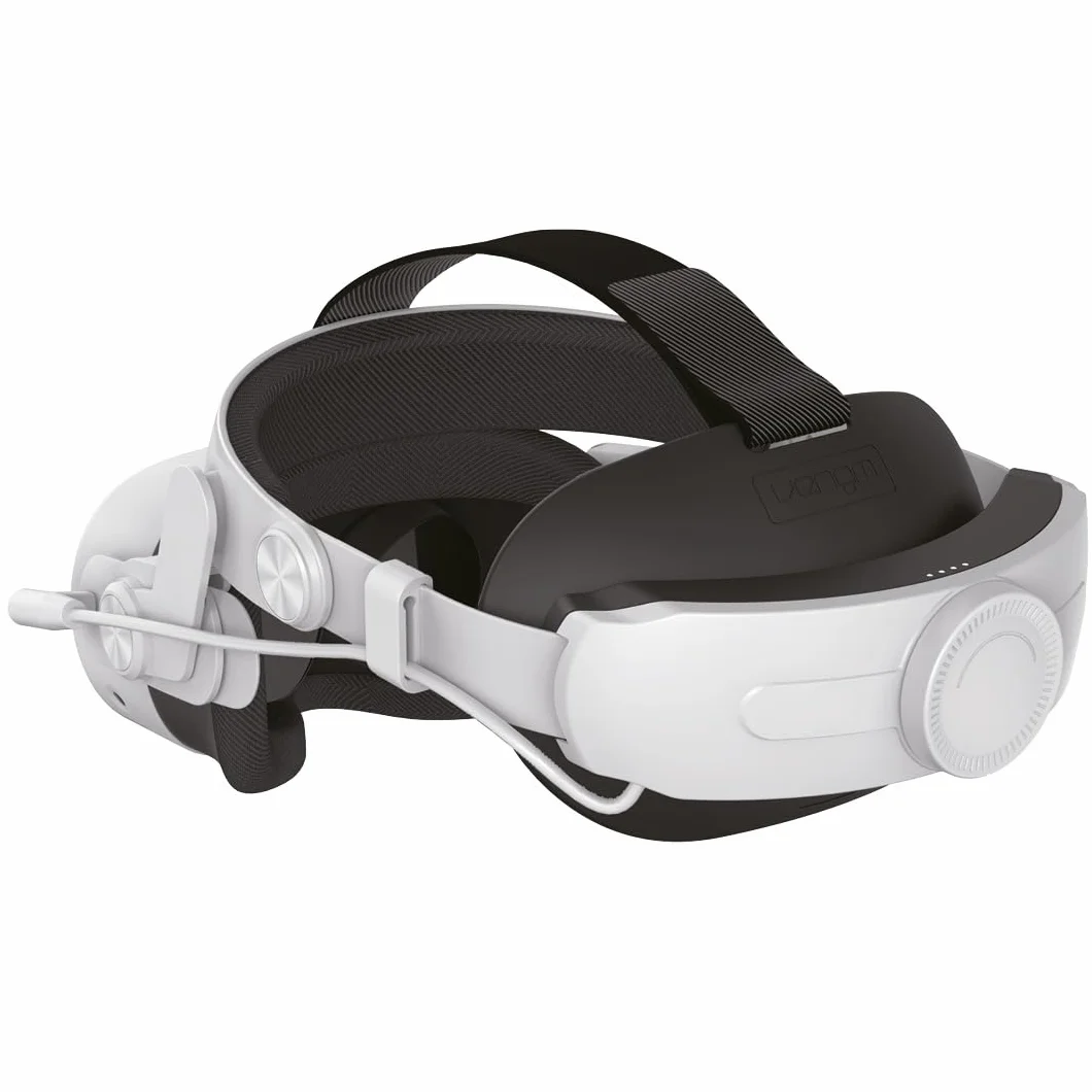 Venom Pasek Power Strap do Meta Quest - wyściełany pasek na głowę z power bankiem - kompatybilny z Quest 2, Quest 3, Quest 3S
