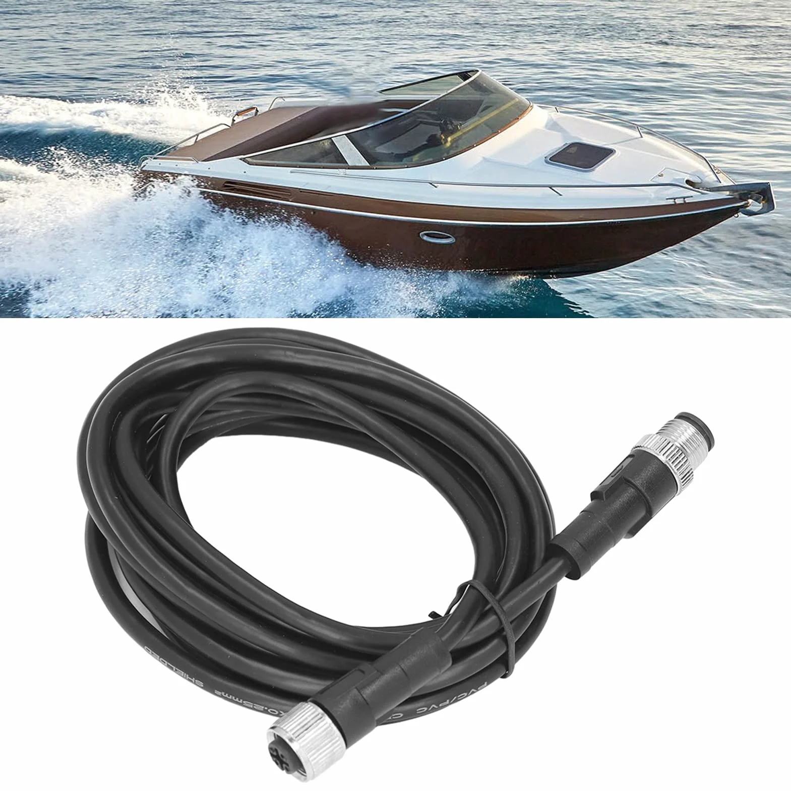 Uniwersalne Kable Bagażnika Morskiego Akcesoria Jachtowe Kable Bagażnika/odpadania Kable NMEA 2000 Zastępujące Lowrance Simrad B&G Navico Networks(4 metry)