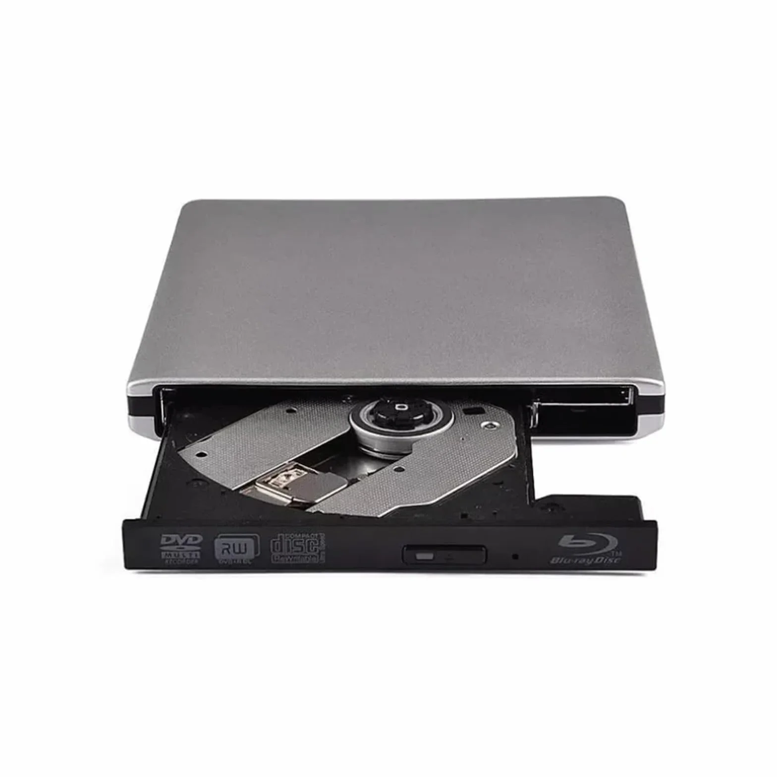 Nagrywarka Blu-Ray UHD 4K USB 3.0 Zewnętrzny napęd optyczny DVD Nagrywarka Odtwarzacze Blu-Ray 3D Nagrywarka Czytnik Szybko i wygodnie(Nero,4K Burning)