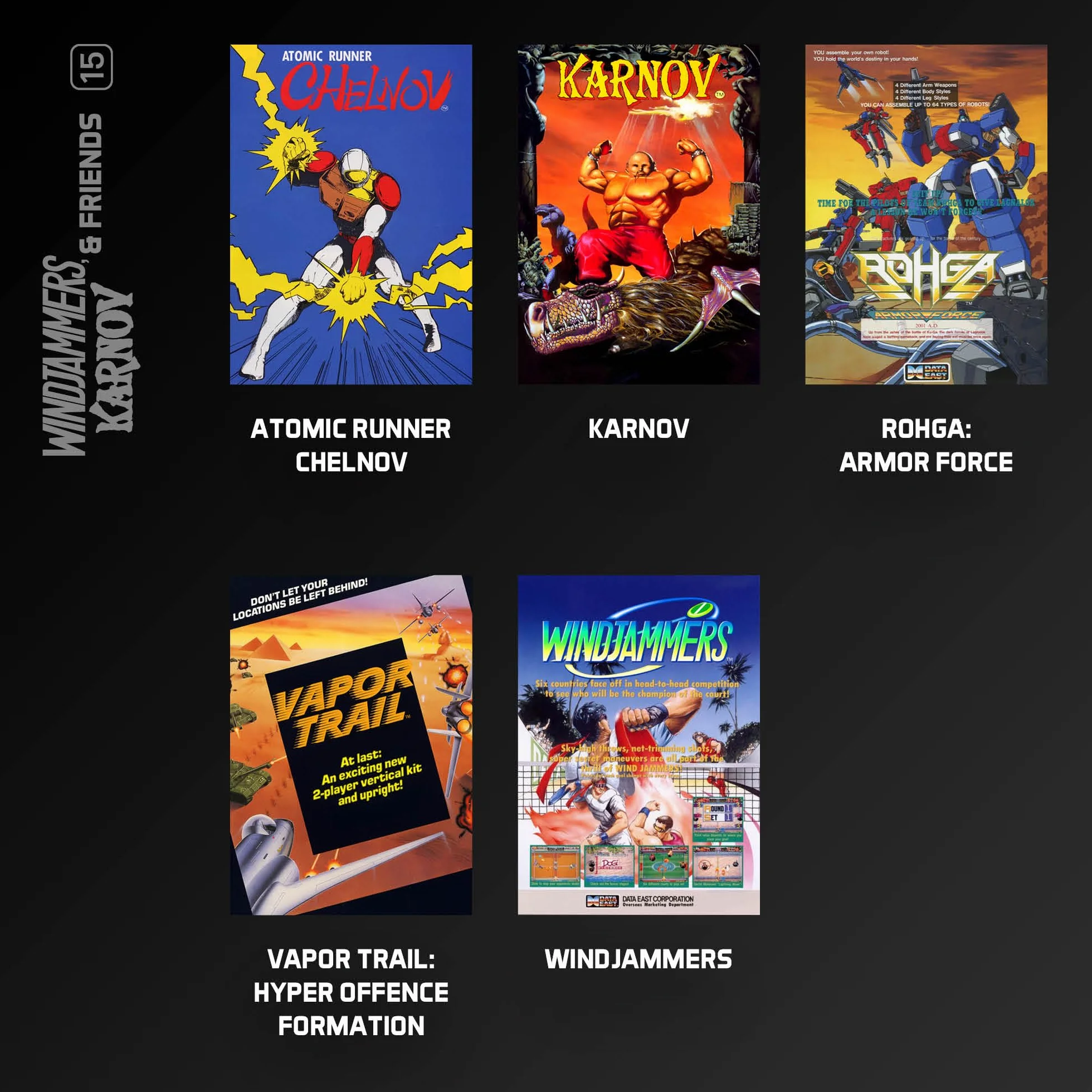 Evercade Windjammers, Karnov & Friends