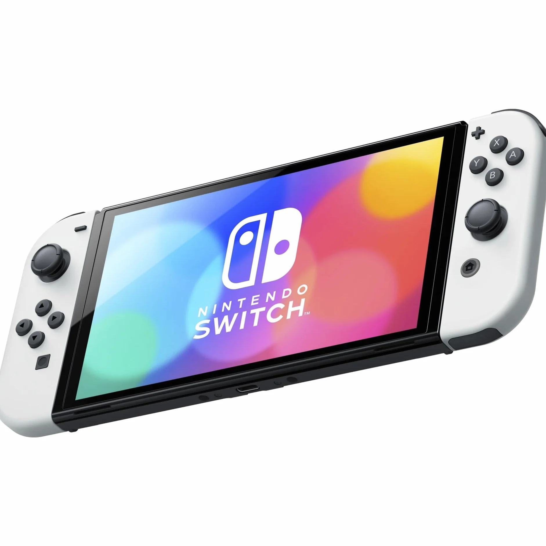 Nintendo Konsola Nintendo Switch, Biały/Czarny, 7"