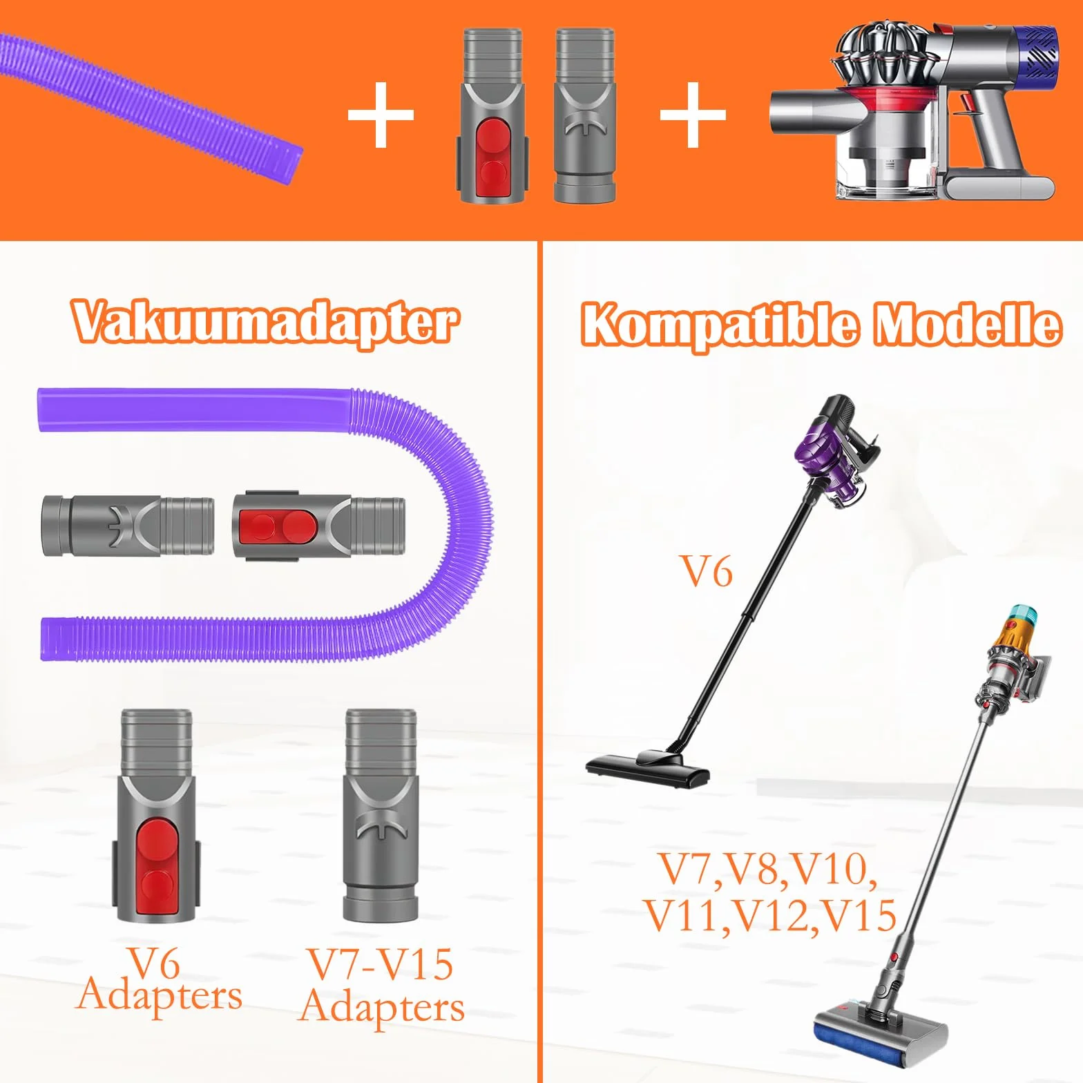 Elastyczna ssawka szczelinowa do odkurzacza Dyson V15 V12 V11 V10 V8 V7 V6