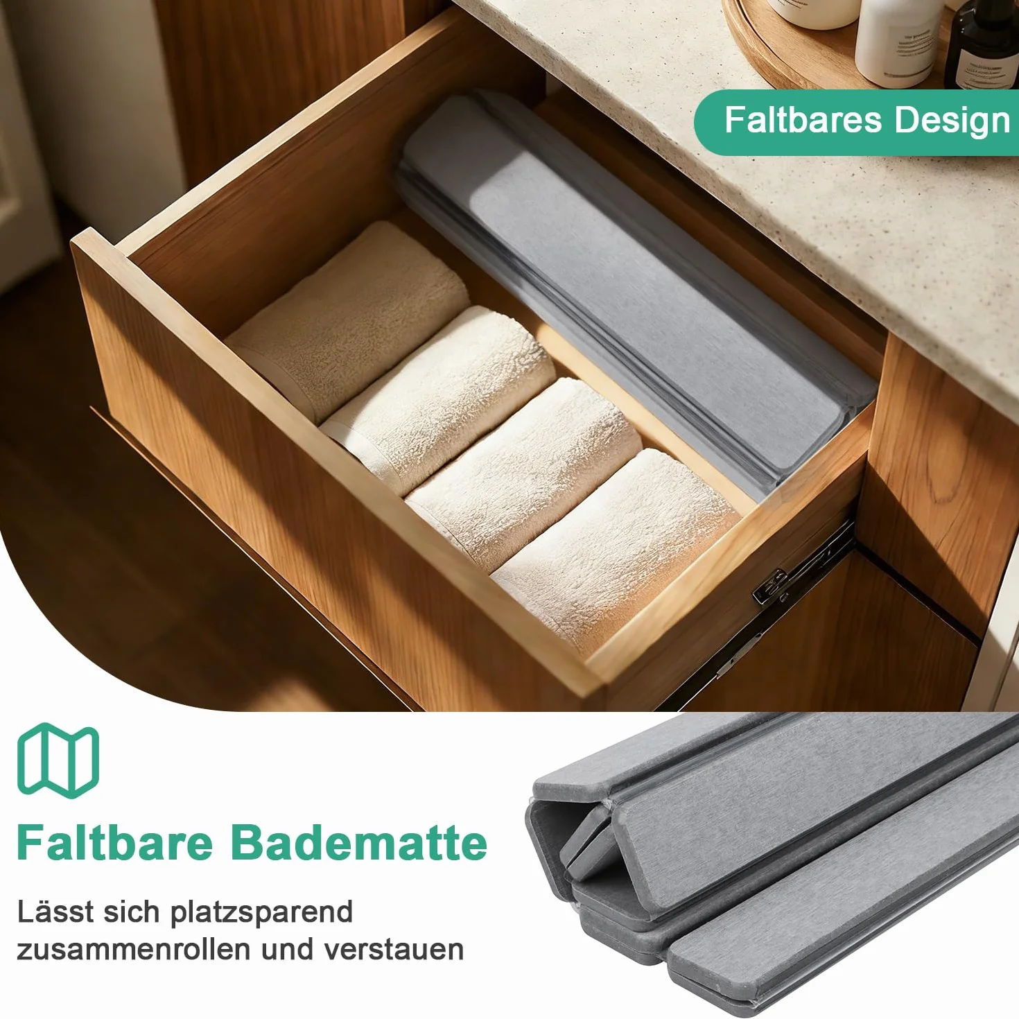 Mata łazienkowa Kamień Kamienna mata łazienkowa 60x39cm Mata z Kieselguru do łazienki Składana mata do odsączania wody Kamień Super chłonne Mata łazienkowa Szybkoschnąca Kamienna mata do kuchni