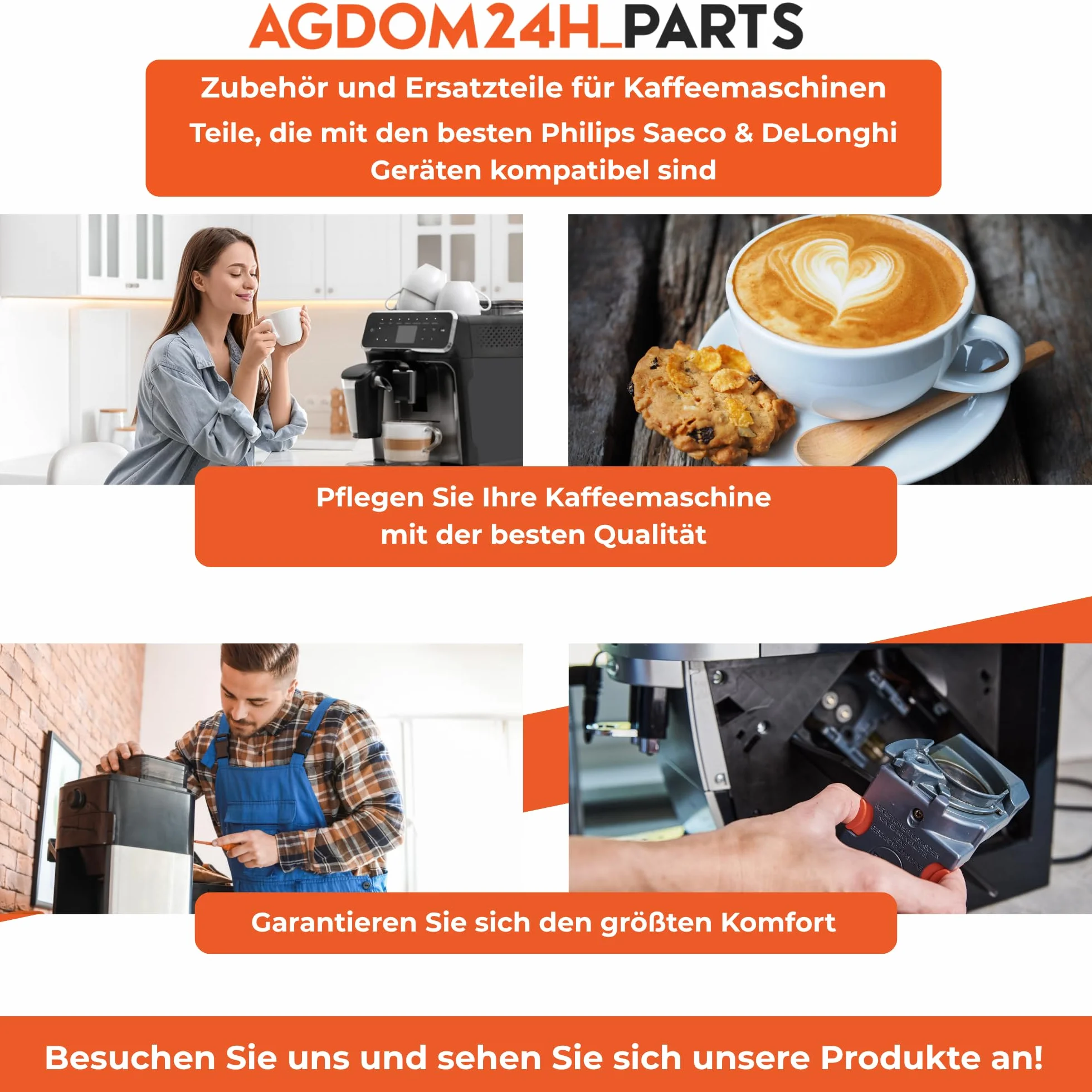 Pojemnik zbiornik na wodę kompletny do ekspresu kompatybilny z DeLonghi Dinamica Plus Magnifica S