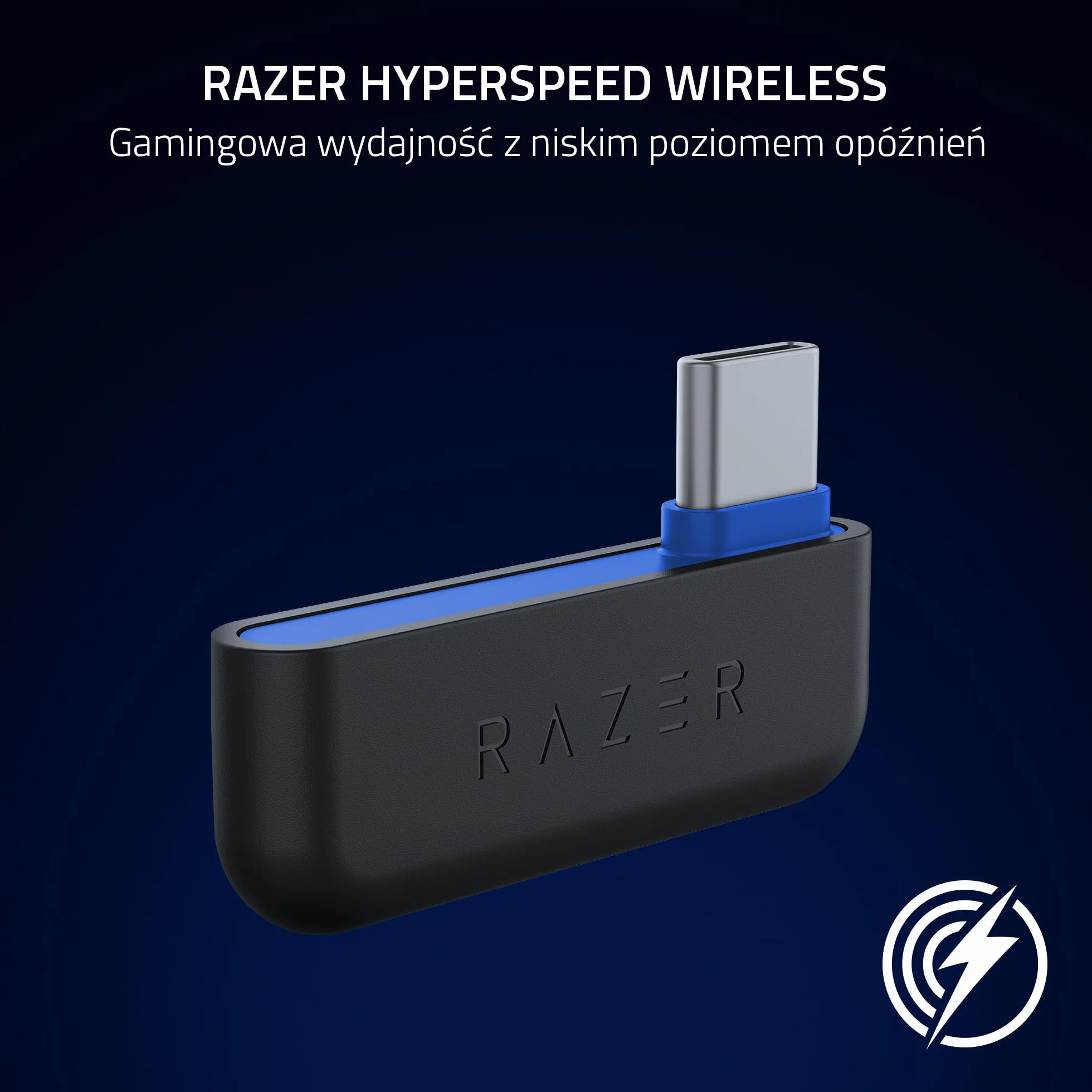 Razer Kaira Pro HyperSpeed - wieloplatformowy bezprzewodowy zestaw słuchawkowy do gier (bezprzewodowy HyperSpeed, HyperSense Haptic, głośniki tytanowe 50 mm) czarno-biały