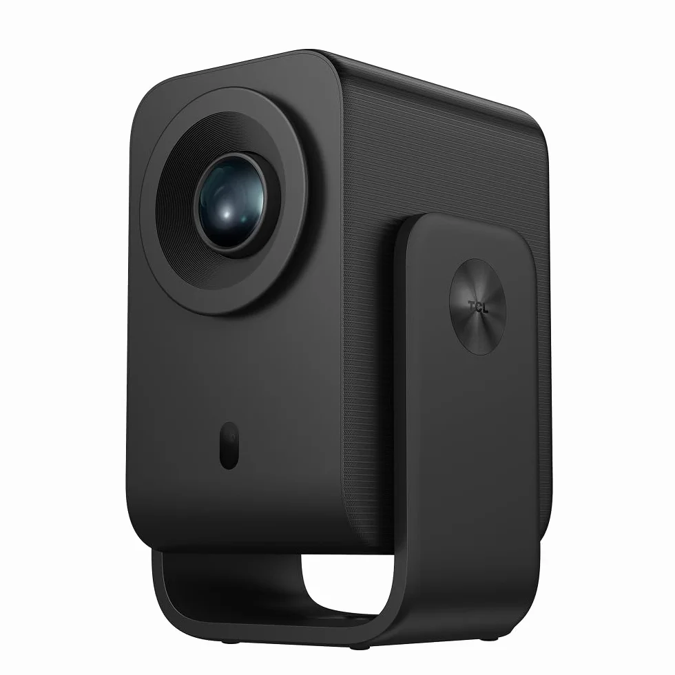 TCL C1 GTV Projektor Mobilny Rozdzielczość Natywna 1080p, wbudowany kardan, Licencja Netflix, Wi-Fi i Bluetooth, żywotność 30 000 godzin, autofokus