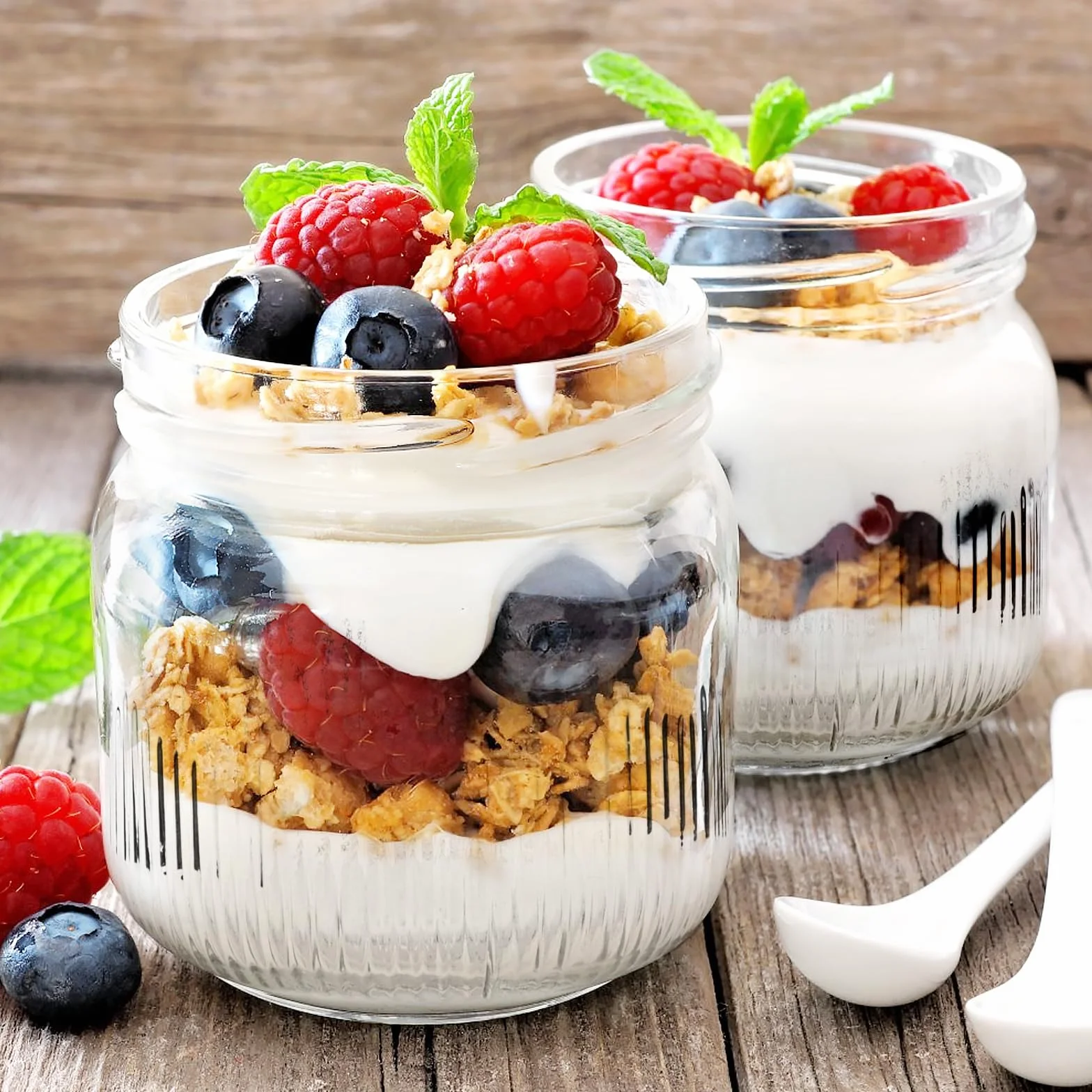 Overnight Oats słoika na owoce, 4 sztuki, 250 ml, szklane pojemniki na owsianki, puste słoiki do przechowywania, wielokrotnego użytku na jogurt, budyń, sałatkę, dżem