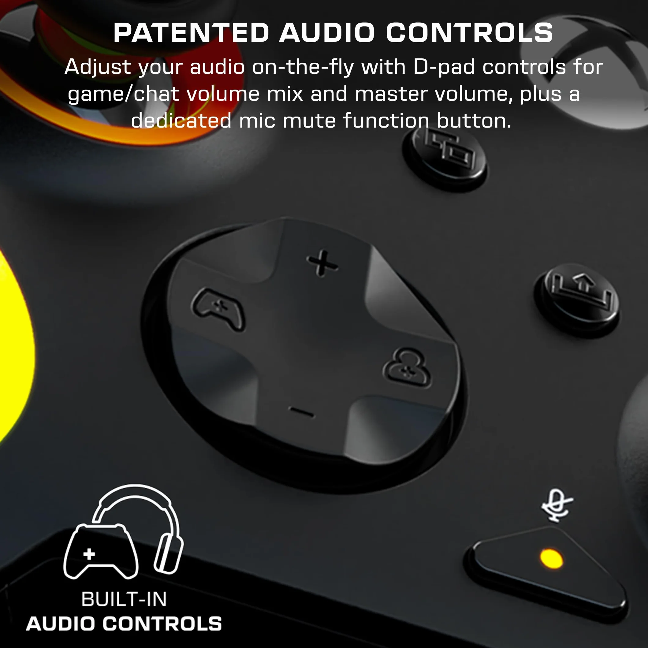 Turtle Beach Afterglow Wave, czarny, przewodowy kontroler do gier RGB – licencjonowany dla Xbox Series X lub S, Xbox One i Windows