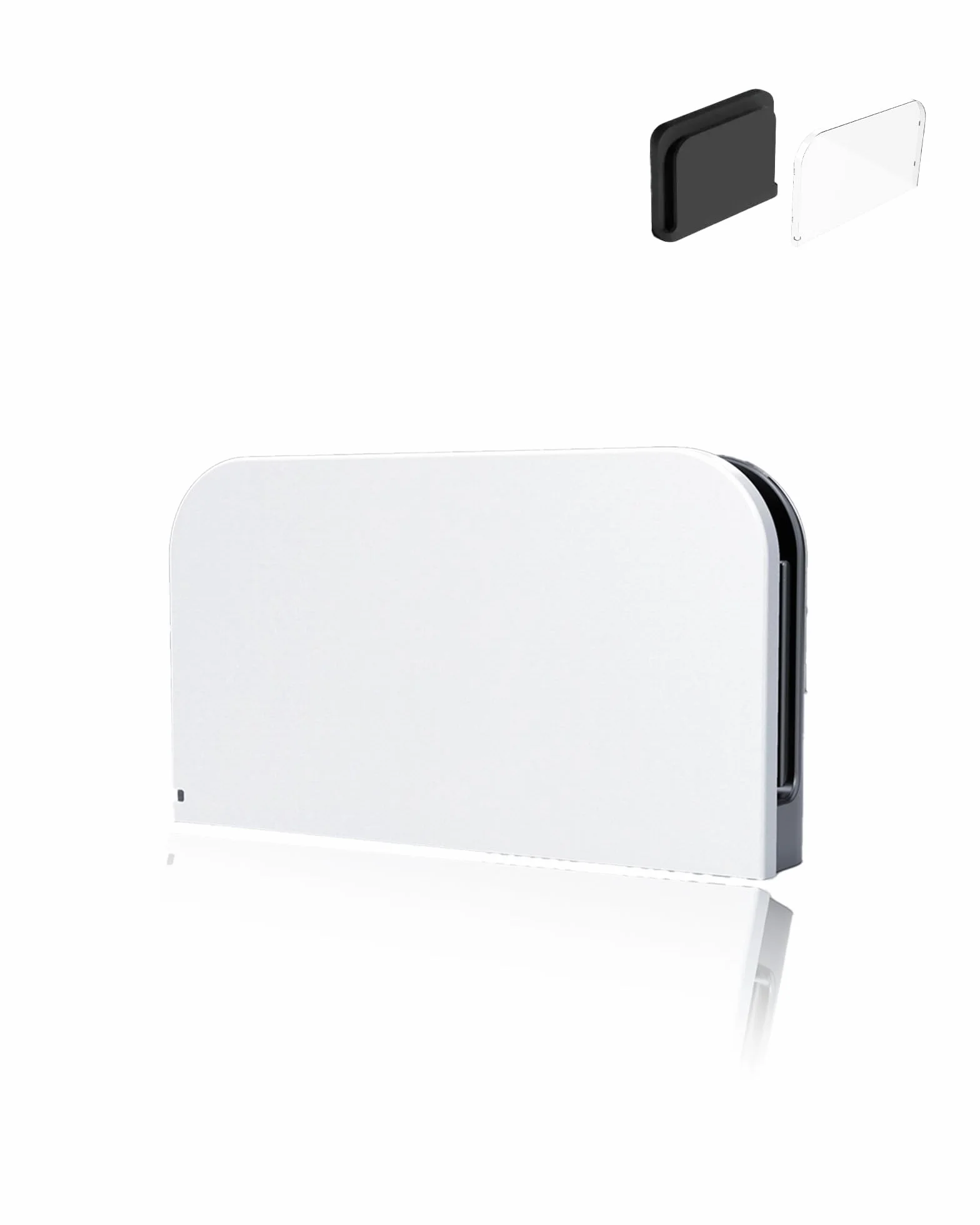 Ochronna okładka do Nintendo Switch 2 Dock Set, yystao okładka z materiału PC kompatybilna z stacją dokującą Switch 2, odporna na wstrząsy, szczelna i oferująca kompleksową ochronę, biała