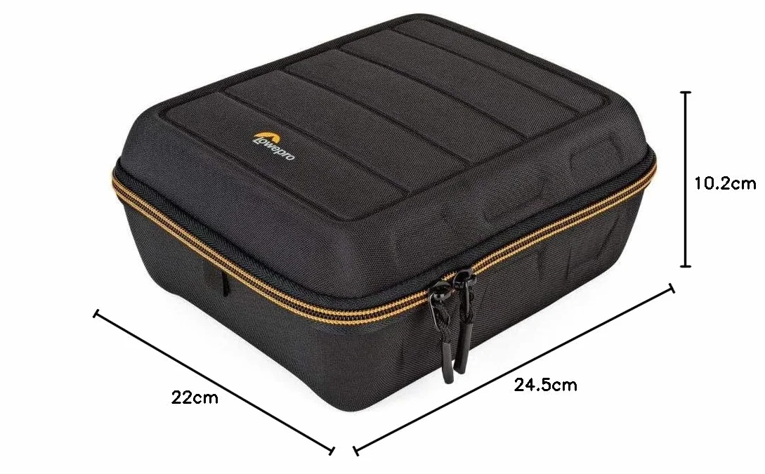 Lowepro Hardside CS 80 torba na małe drony, aparaty bezlusterkowe, większe słuchawki nauszne, czarna