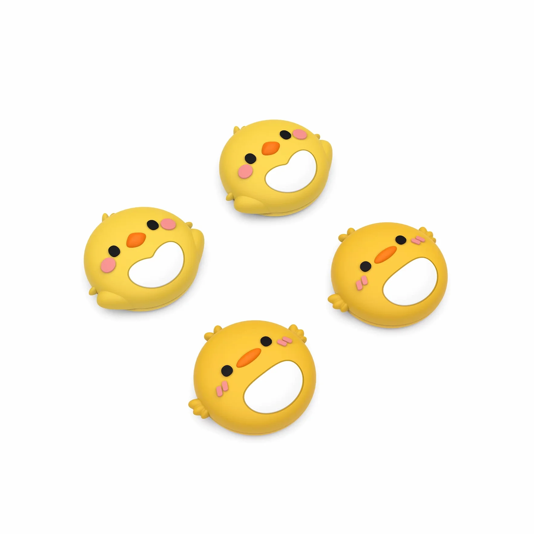 PlayVital 4PCS Thumb Grip Caps do ps5 Controller Nakładki na kciuk do ps4,Analogowa Osłona Sztyftu kompatybilny z Xbox Series X/S,Uchwytami na Kciuki do Switch Pro-Papuga&Pisklę