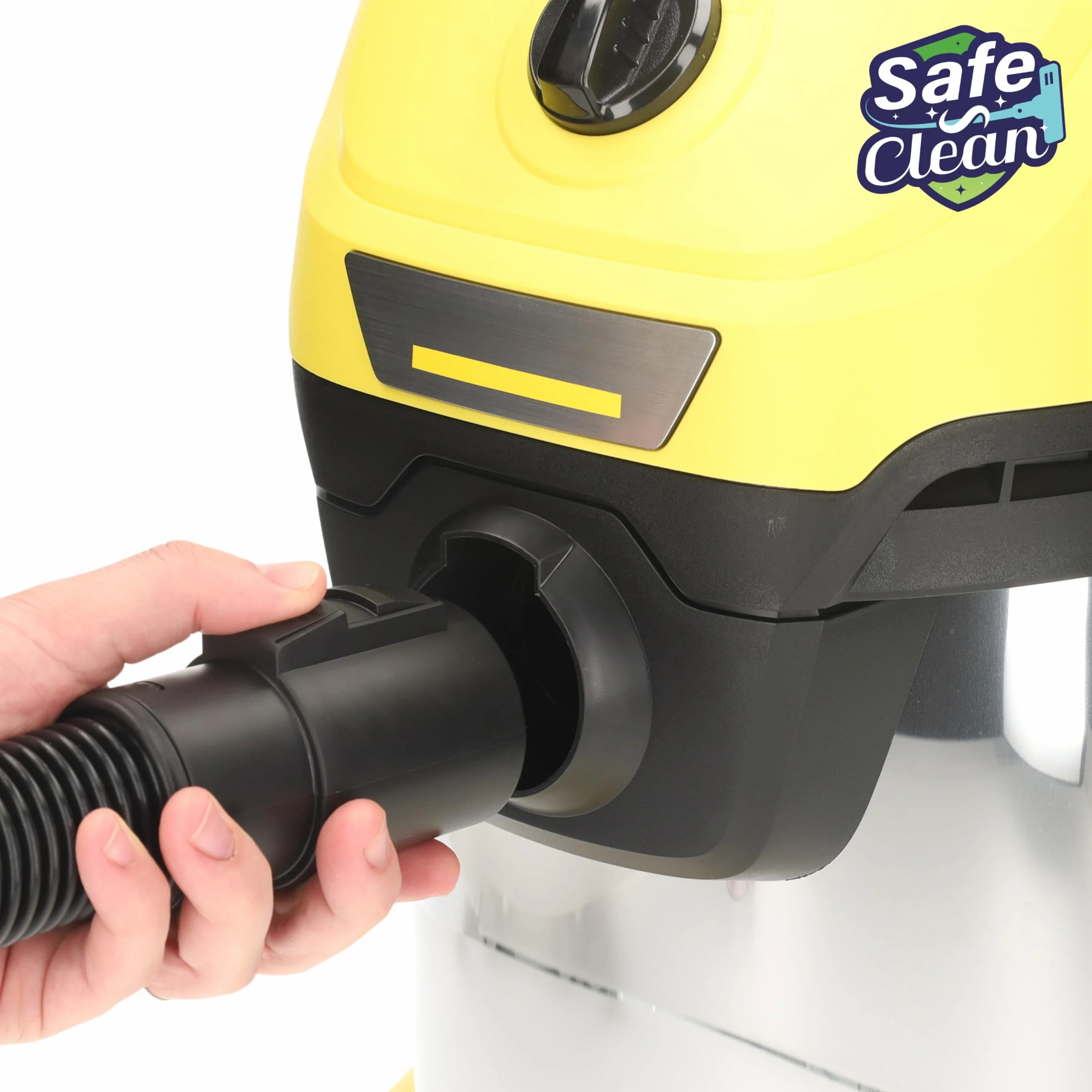 Mirosafe® wąż ssący 1,8 m do modeli Kärcher WD3 (WD 3.200 / WD 3.300 M/WD 3.500 P/WD 3.800 M eco!ogic / WD3...) - w komplecie z uchwytem
