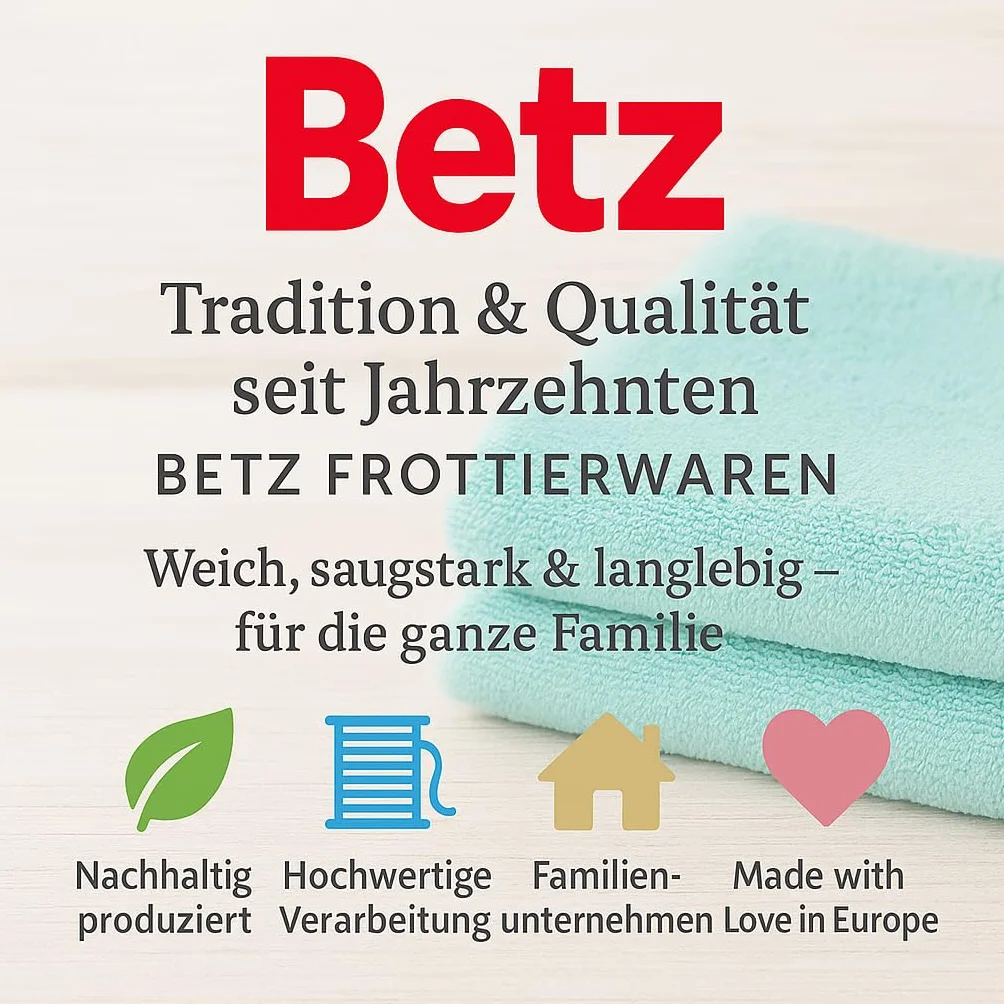 Betz Rękawiczki do mycia Palermo 10 sztuk 16x21 cm – 100% bawełna 360g/m² – Miękkie ręczniki frotte – Łatwe w utrzymaniu i chłonne – Kolor turkusowy