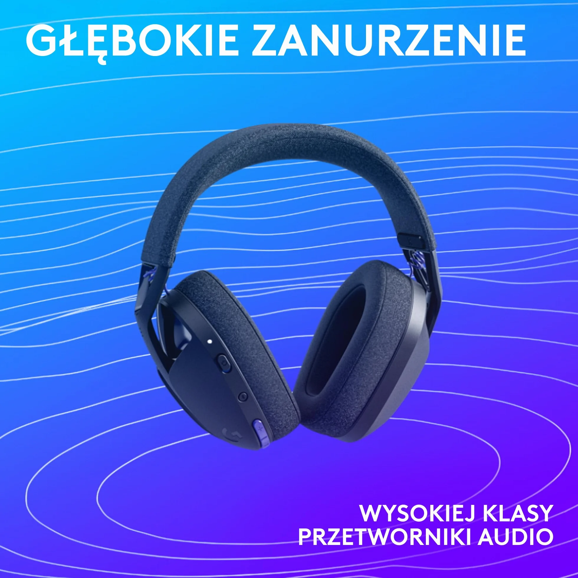 Logitech G G321 LIGHTSPEED bezprzewodowy zestaw słuchawkowy do gier Bluetooth, mikrofon na wysięgniku 16 kHz, PC, PS4, PS5, Nintendo Switch – Czarny
