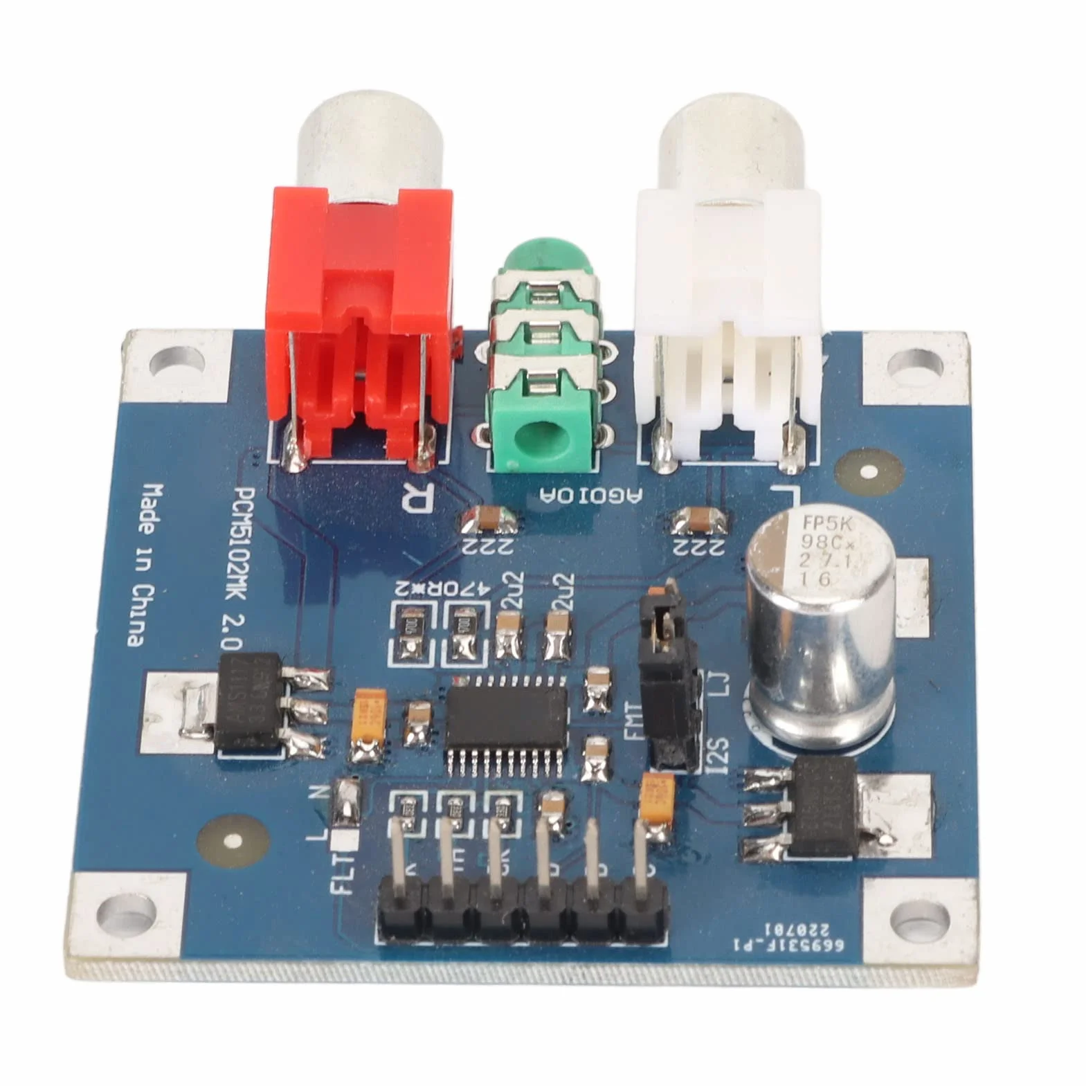 PCM5102/PCM5102A Karta Dźwiękowa Płyta Dekodera DAC Wejście I2S 32bit 384K z Wyjściem Słuchawkowym 3.5 Płyta Dekodera HiFi