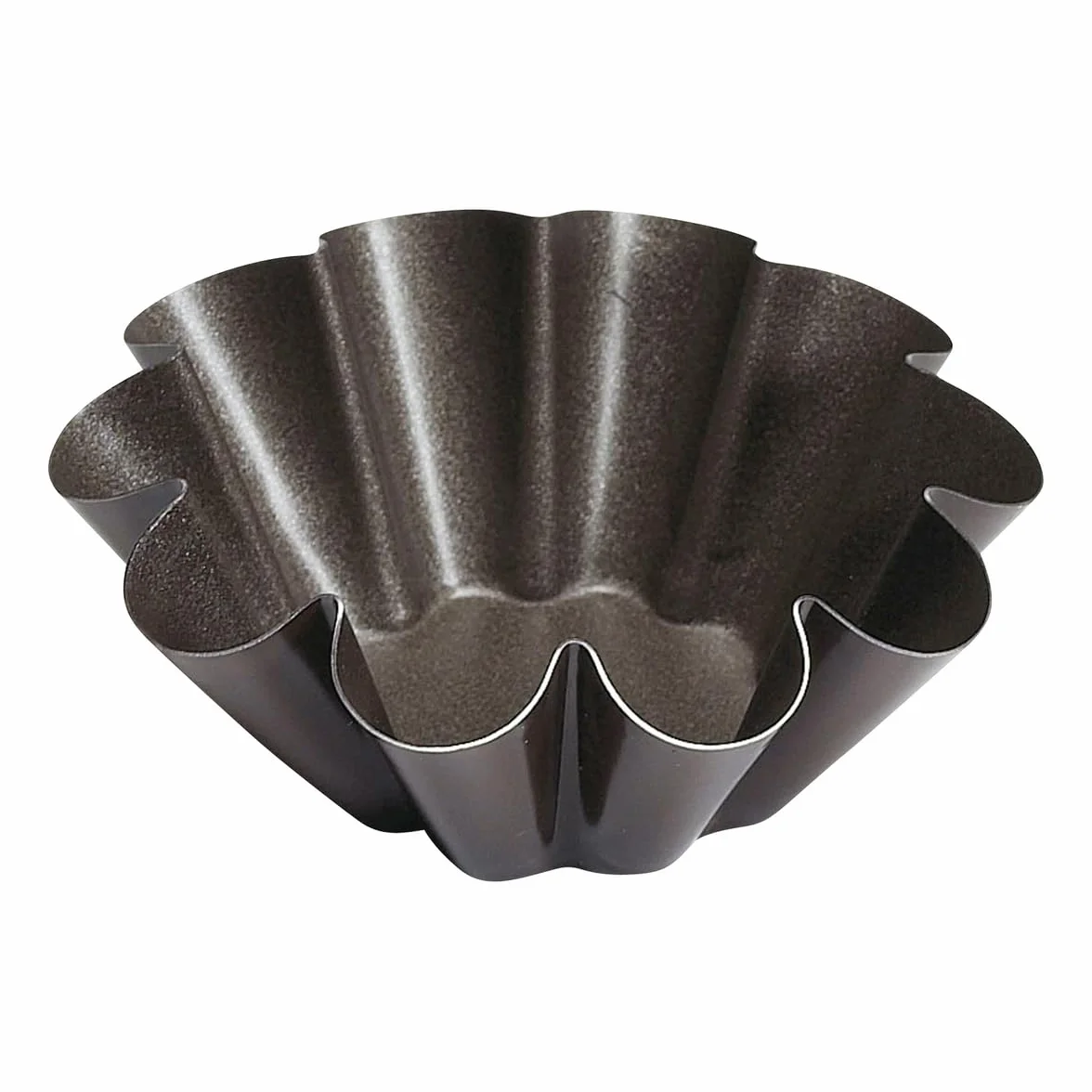 Forma Brioche Gobel 70 mm powłoka nieprzywierająca 12 sztuk brązowa