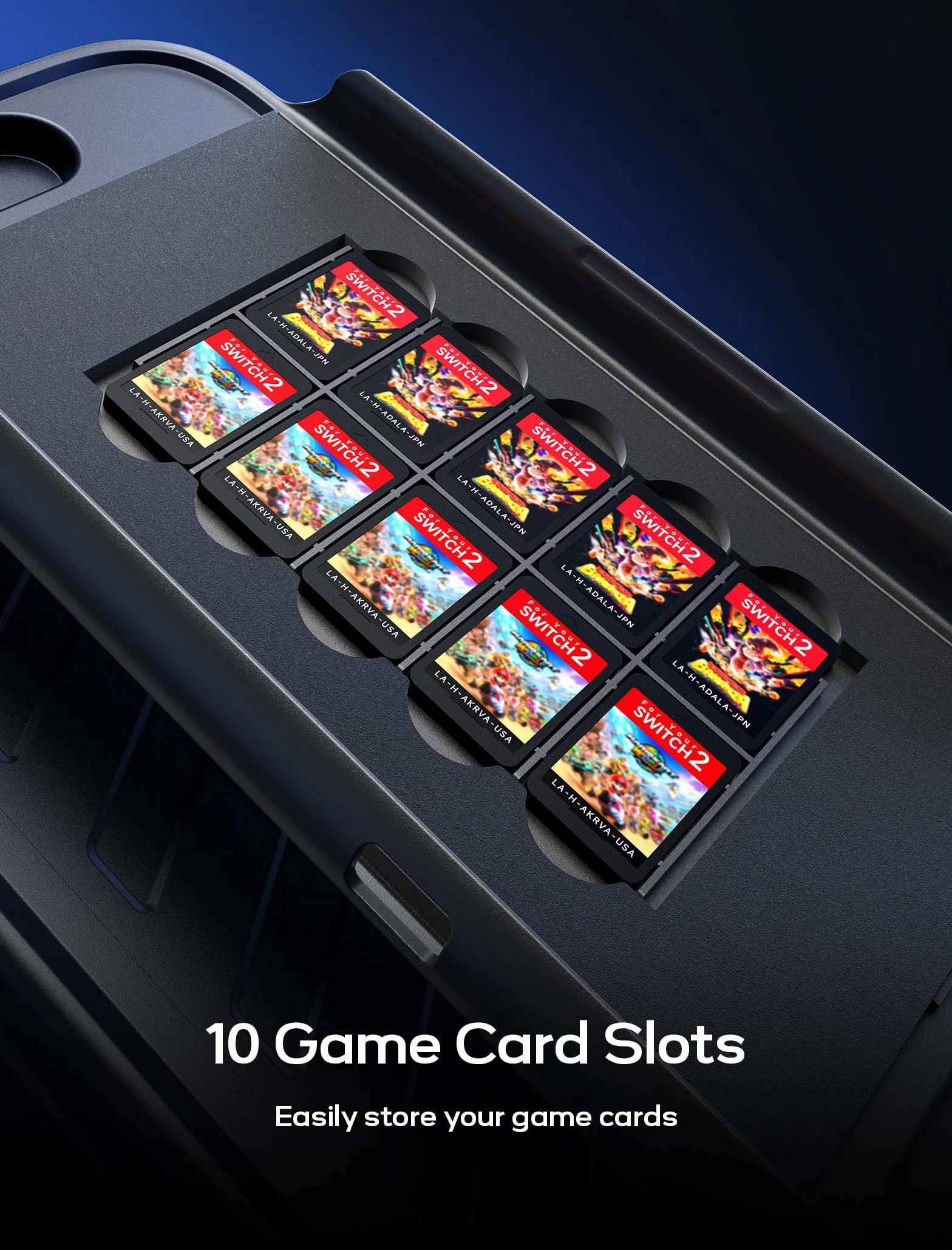 JSAUX Frontabdeckung Kompatibel mit der PC0114A Schutzhülle, Zubehör mit 10 Spielkartenslots & Kratzfest – PC0114B (Nur Frontabdeckung, Nicht Einzeln Verwendbar)