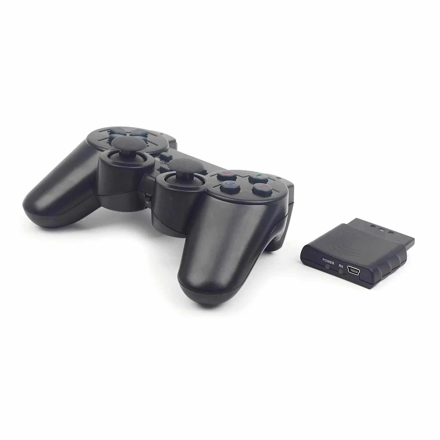 Gembird JPD-WDV-01 Bezprzewodowy kontroler gier z wibracjami na PS2/PS3/PC, kolor czarny