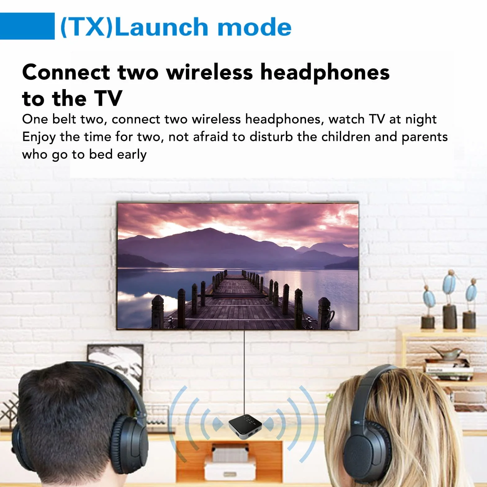 Nadajnik-odbiornik Bluetooth 5.2, Adapter Bluetooth Aux z Trybami TX RX, Adapter Audio Bluetooth 3,5 Mm do Domowego Systemu Dźwiękowego Telewizora Głośniki Samochodowe