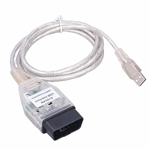 Ulepszony Kabel Narzędzi Diagnostyki Samochodu z Przełącznikiem dla E81 E82 E83 E87 E88 2004-2011 - K+DCAN OBD2 Kabel Interfejsu USB dla Serii 1 i 3 E90 E92 E93 E93