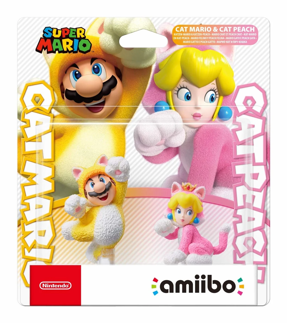 Nintendo AMIIBO: Super Mario - Cat Mario/Cat Peach (Double Pack) (Multi)