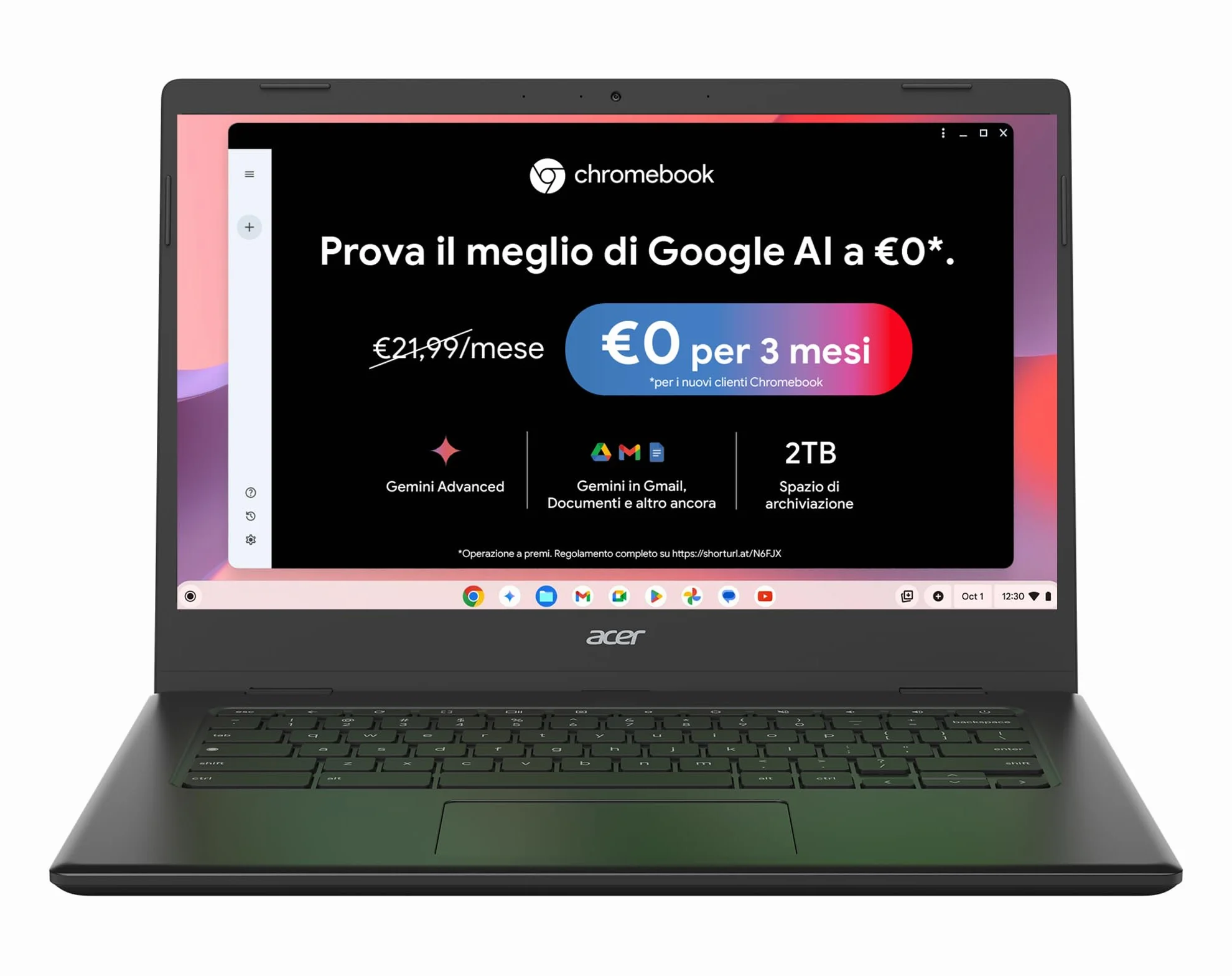 Acer Chromebook 314, RAM 4 GB DDR4, eMMC 128 GB, wyświetlacz 14" FHD, CBOA314-1H-C4ZG, notebook, PC, laptop, procesor Intel Celeron N4500, karta graficzna Intel UHD, ChromeOS, czarny