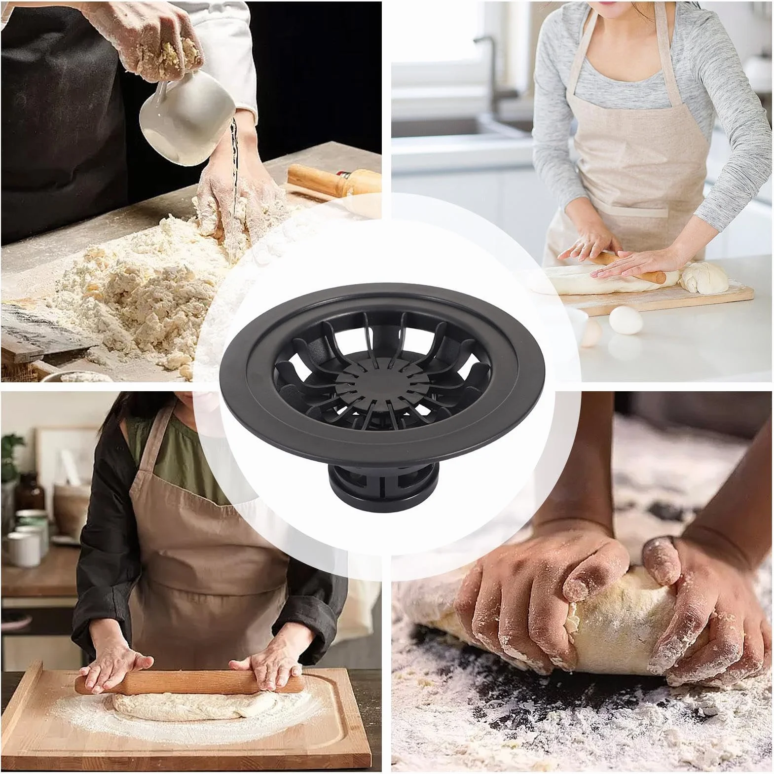 Maszyna do robienia Baozi, ekspres do bu? Bao, Urz?dzenie do robienia pierogów do kontaktu z ?ywno?ci? Forma Baozi 7,1 cala, Forma do bu? parowych ciasto, narz?dzie do robienia bu? gotowanych