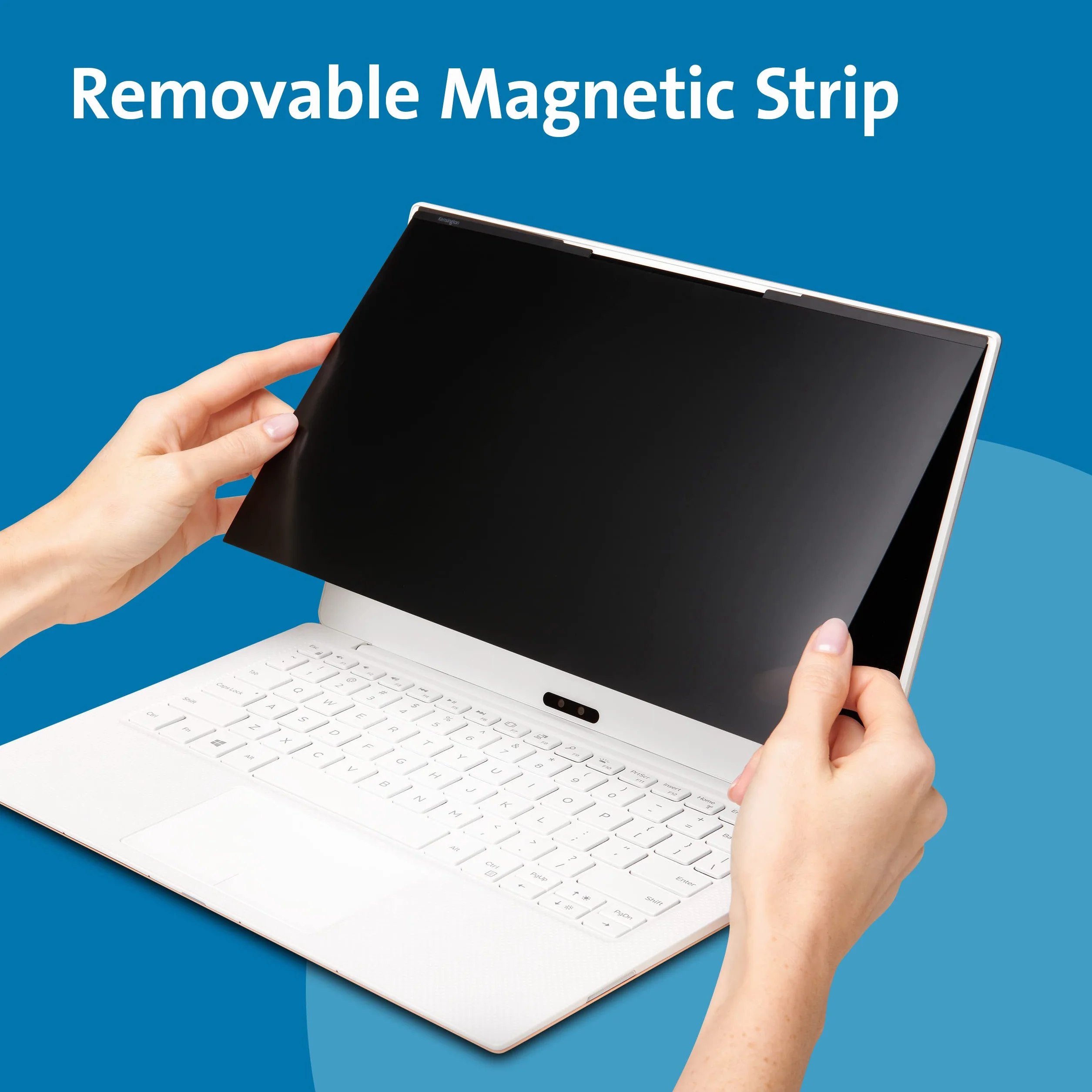 Kensington MagPro™ Magnetyczny filtr na ekran 14 cali, kompatybilny z HP Elitebook Dell Xps, Lenovo, Thinkpad X1 T14, 16:9, przeciwodblaskowy, redukcja niebieskiego promienia (K58352WW)