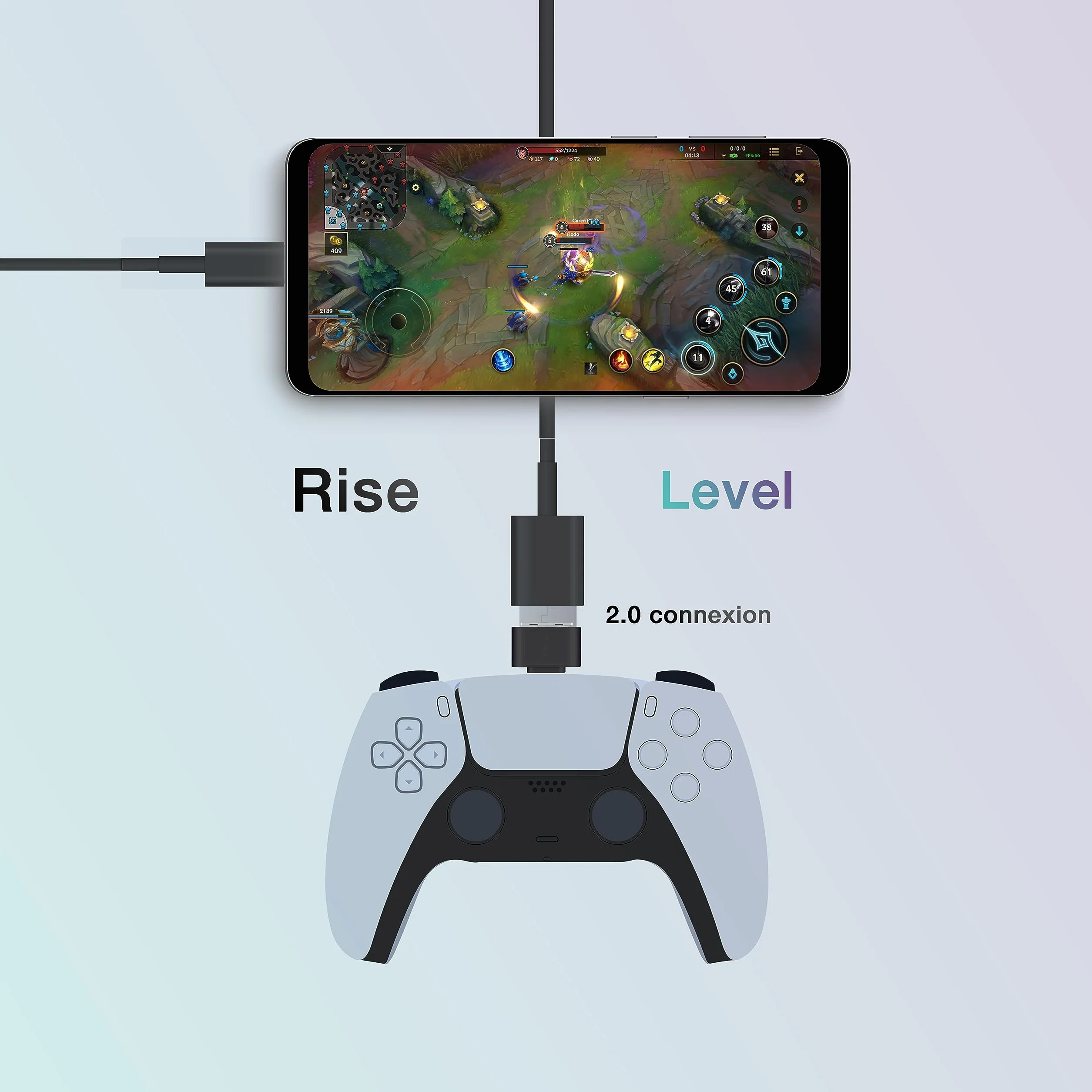 Magnet Zestaw 6 adapterów USB C na USB 2.0, OTG, USB-C na USB-A, kompatybilny ze smartfonami USB C i urządzeniami peryferyjnymi (czarny)