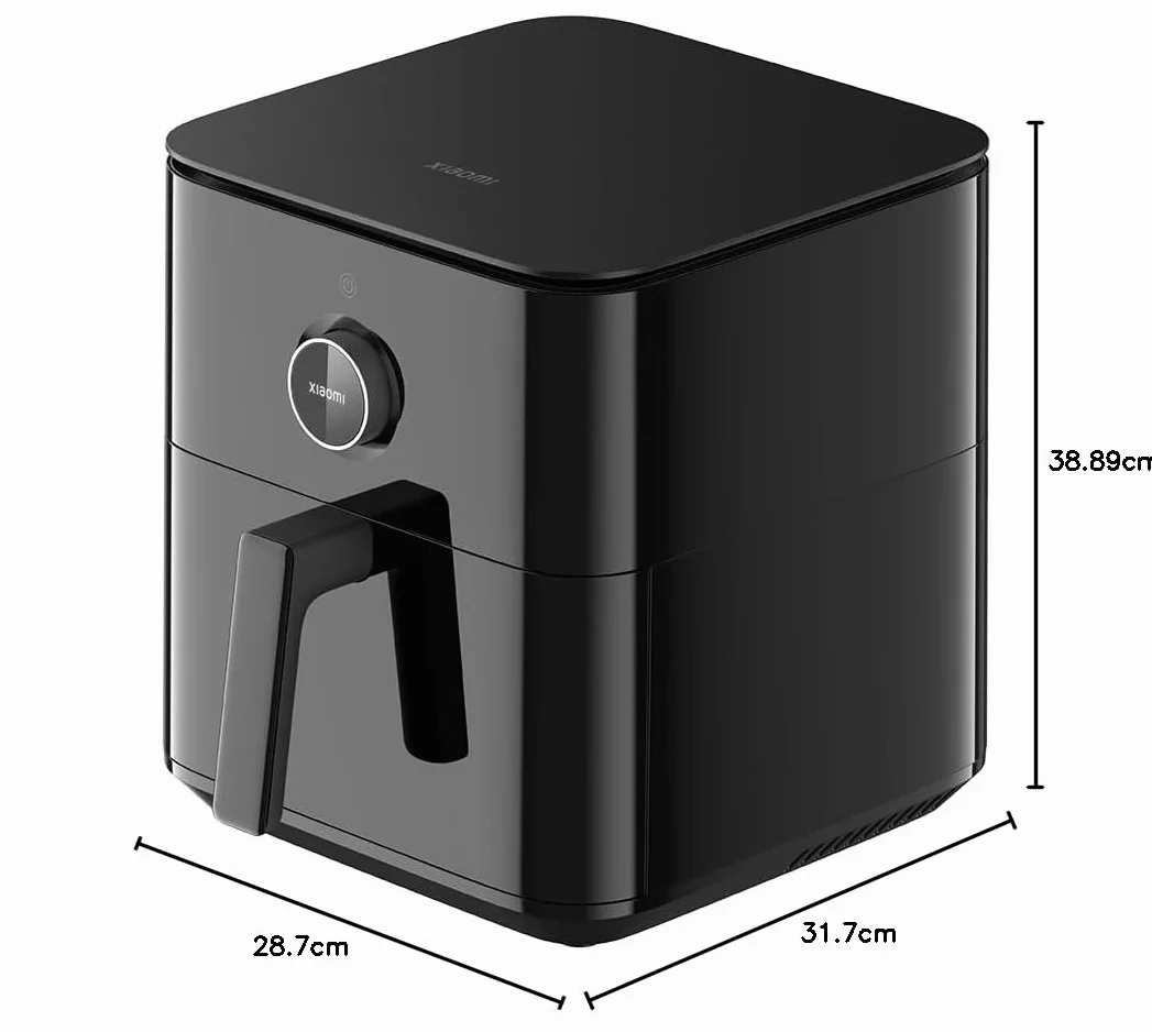 Xiaomi Smart Frytkownica Beztłuszczowa, Czarny, 6.5L