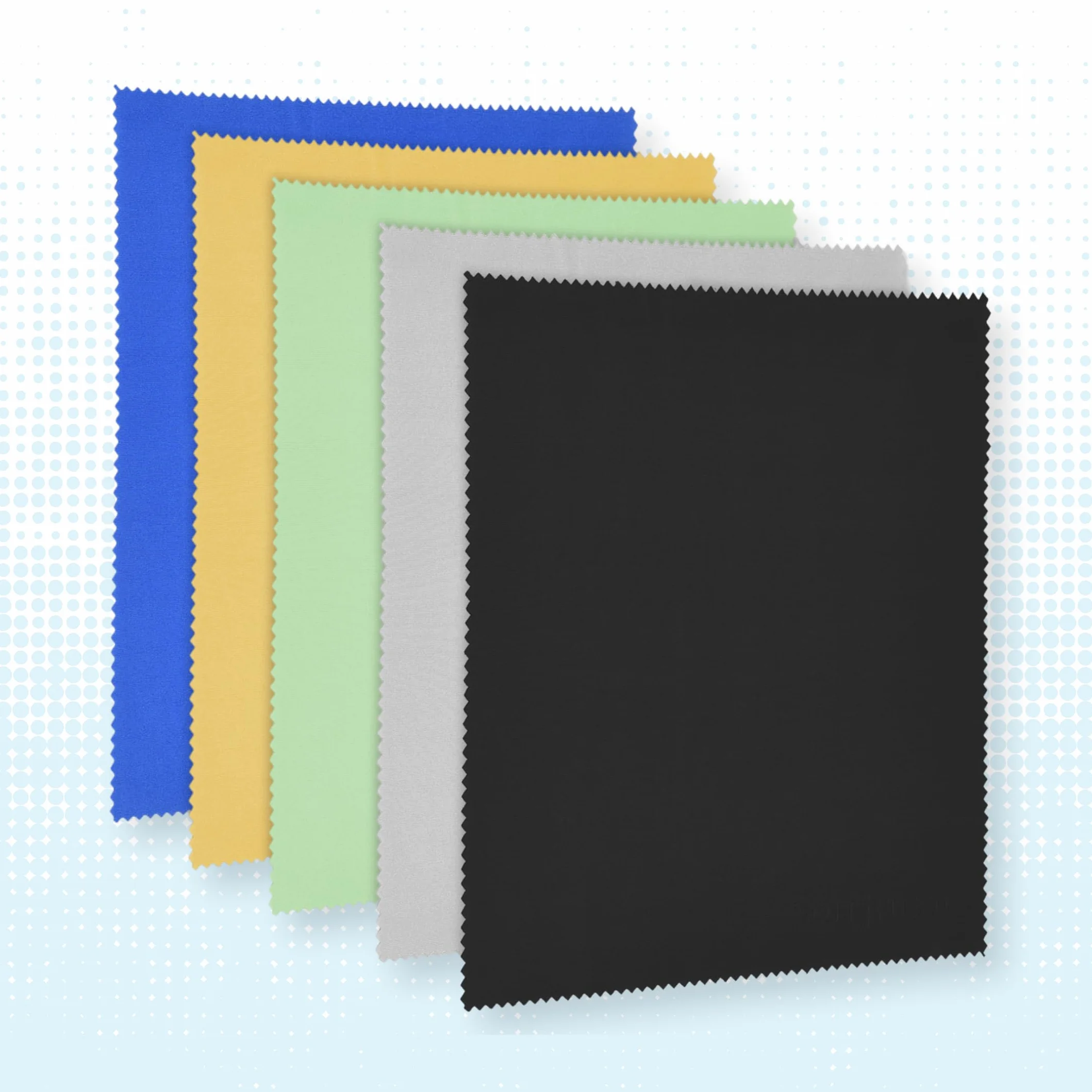 Eco-Fused XL Microfiber Cleaning Cloths - 5 Pack - 12 x 12 inch (30.5 x 30.5 cm) - Quickly Remove Fingerprints, Dust and Smudges from Tablet, TV and Notebook Screens without Scratches or Marks