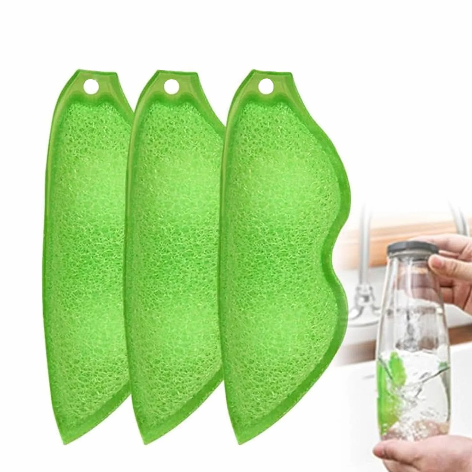 Kissta Magic PEA butelka, do czyszczenia wielokrotnego użytku, nadaje się do wielu kalibrów szklanych i małych butelek