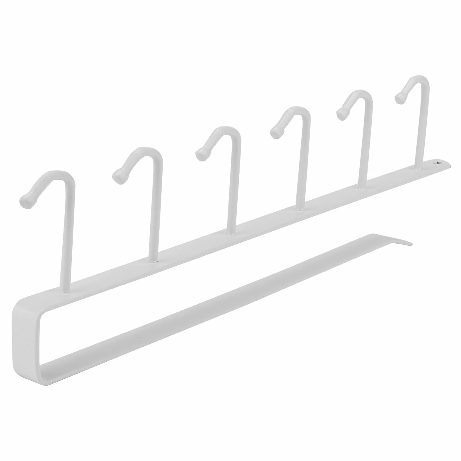 Haczyki na kubki białe 5 sztuk bez wiercenia pod szafkę organizery