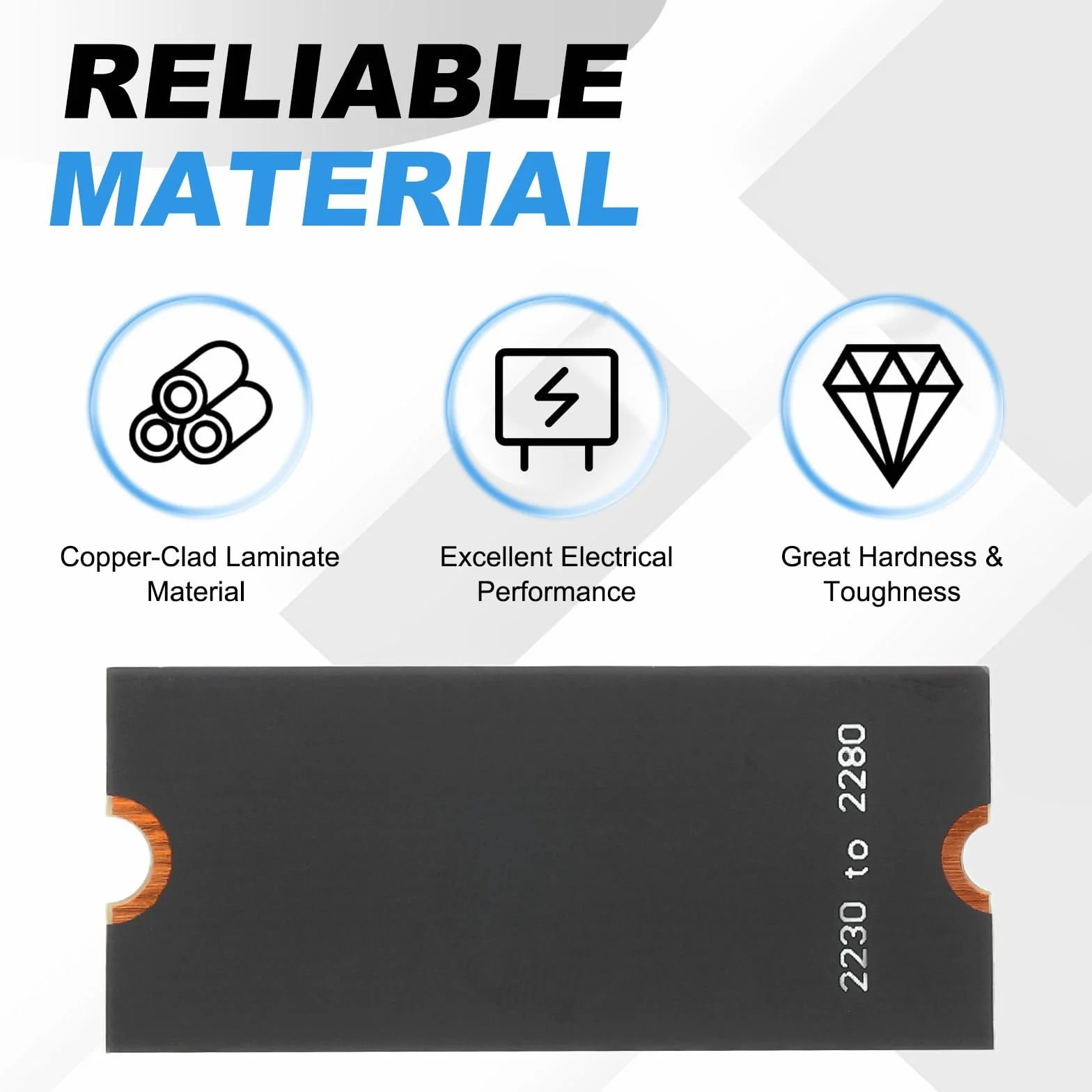 PATIKIL M2 NVME SSD rozszerzony adapter transferu karty 2230-2280, 2 szt. adapter przedłużający M.2 zmiana na długi rozmiar ze śrubokrętami do domowego biura kawiarenek internetowych, czarny