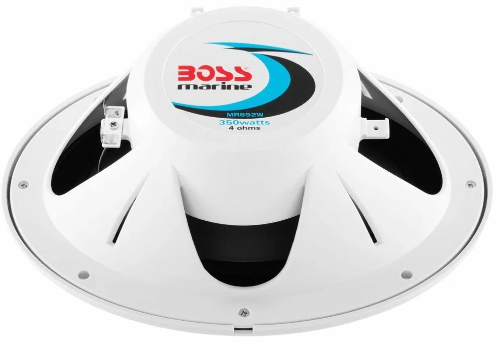 BOSS Audio Systems MR692W 350 W (na parę), 15 x 23 cm, pełny zakres, 2-drożne, odporne na warunki atmosferyczne głośniki morskie (sprzedawane w parach)
