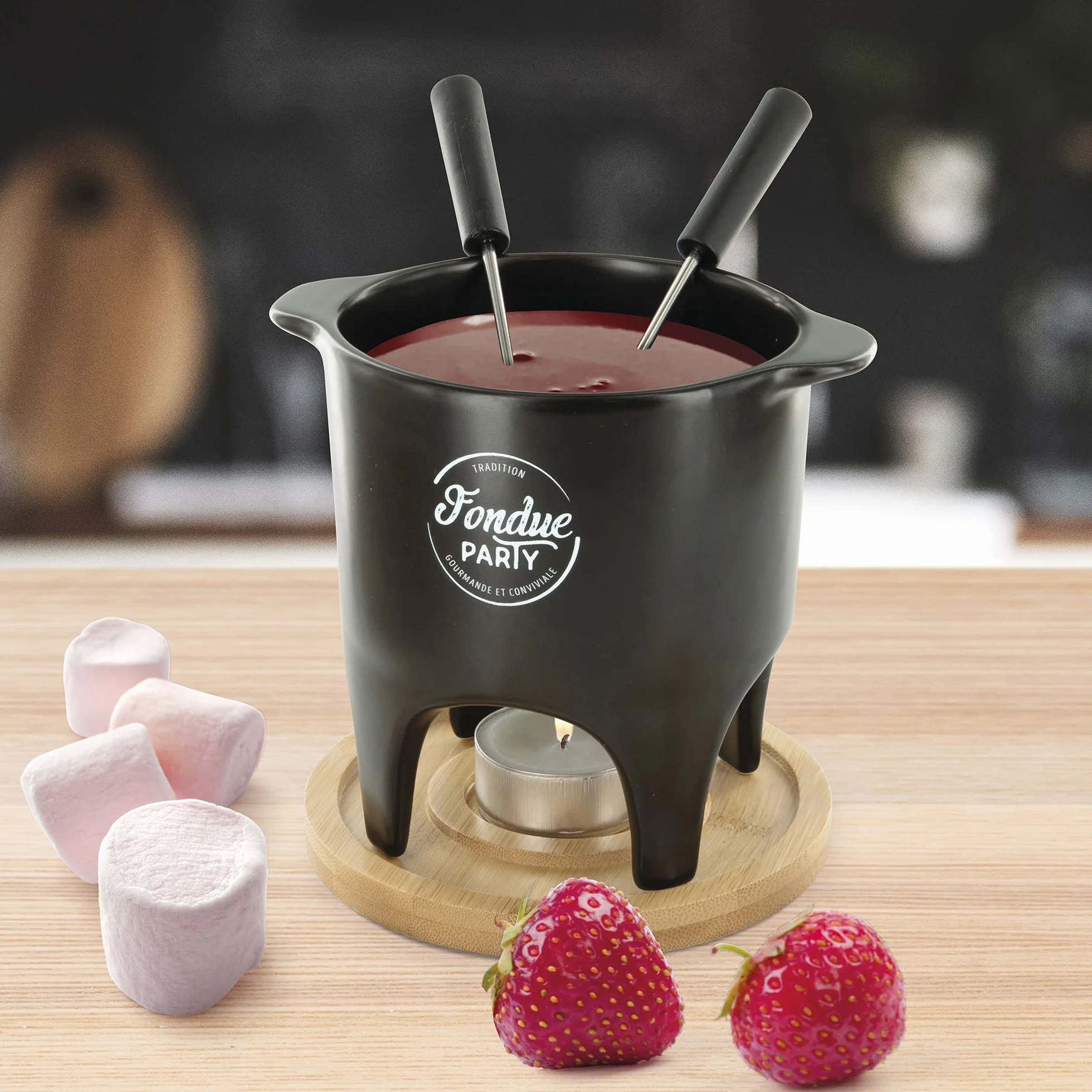 COOK CONCEPT - KC2488 - Indywidualne Fondue Lub Duo Kuchnia Specjalna Płyta Grill