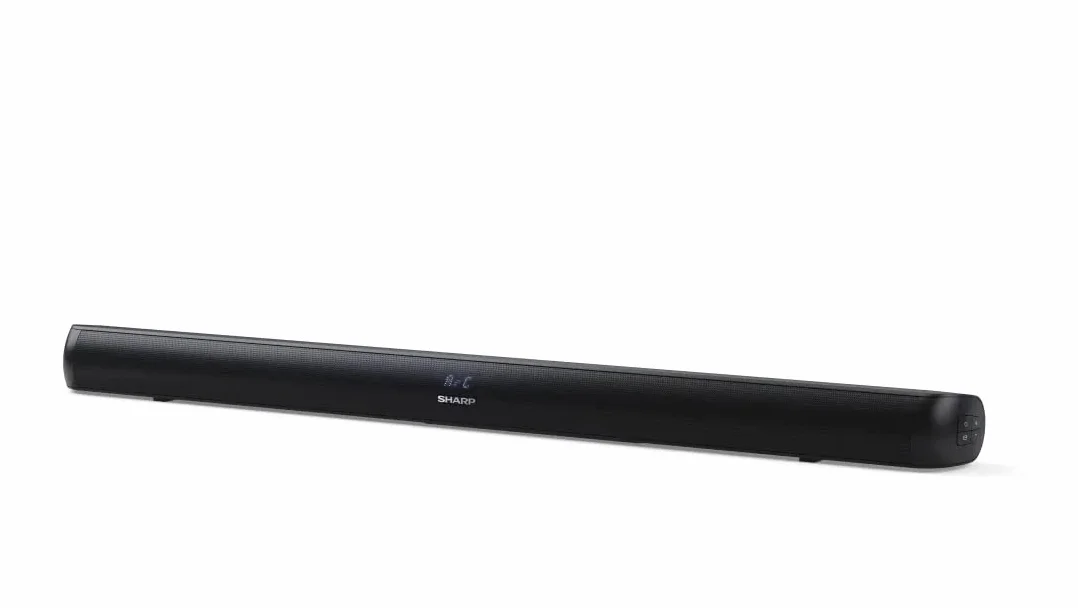 Sharp HT-SB147 2.0 Bluetooth Slim-Soundbar (z HDMI ARC/CEC, moc całkowita 120 W), czarny