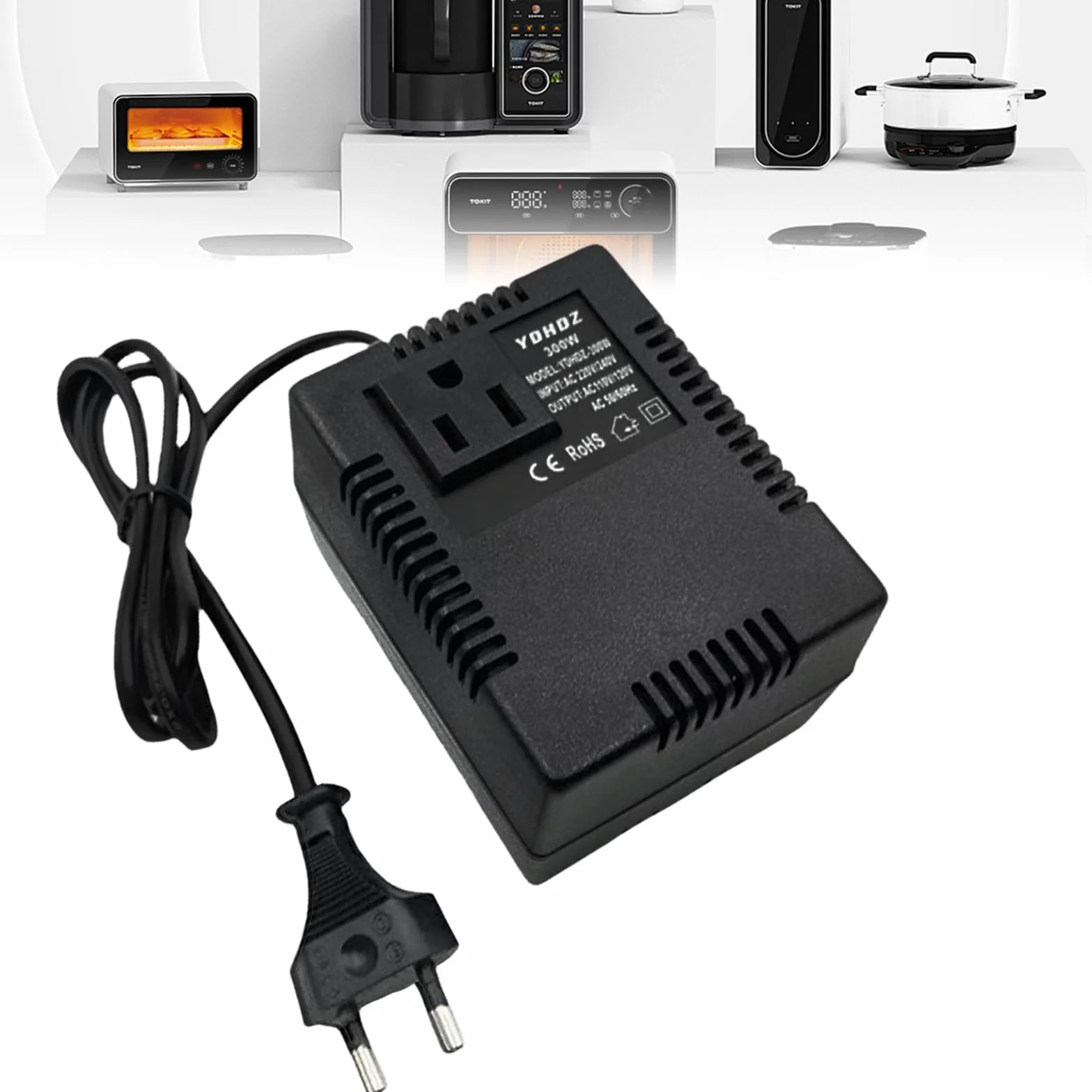 Przetwornica napięcia transformator 220 V na 110 V, 300 W krok w dół konwerter prądu adapter sieciowy adapter podróżny adapter prądu przetwornica napięcia wtyczka EU