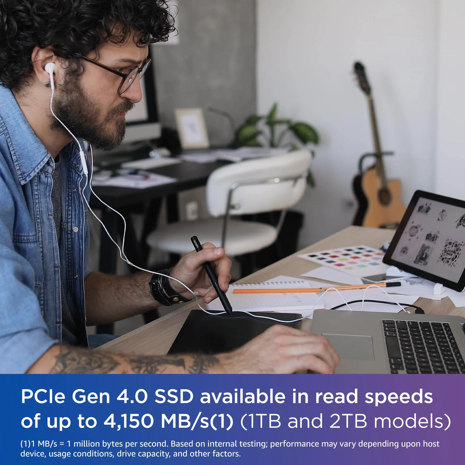 Western Digital WD-Blue SA580 SSD NVMe4.0 4150-4150MB/s 1TB