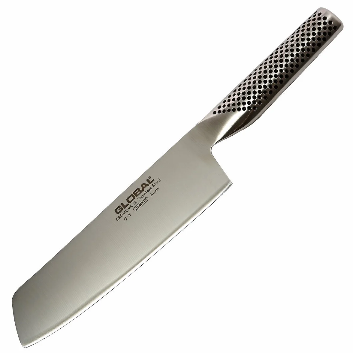 Global G-5 stal szlachetna G5 szop do warzyw, 18 cm długości, srebrny