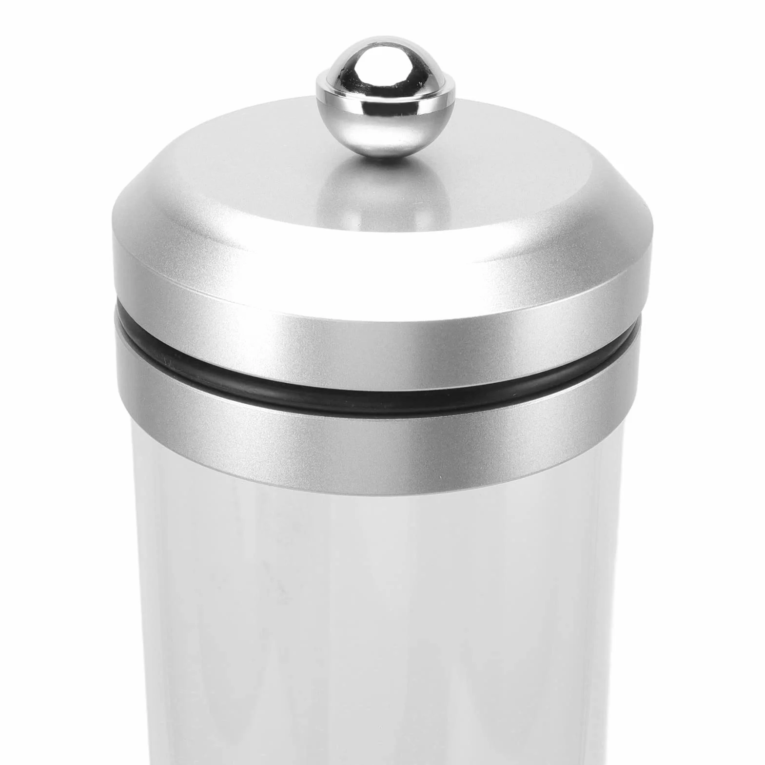Dozownik do Kawy Ziarnistej ścienny Okrągły Fine Design Srebro