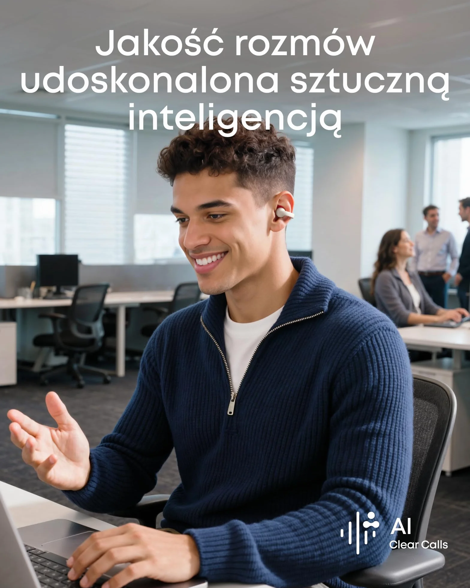 Słuchawki soundcore C50i firmy Anker, słuchawki typu open-ear, wkładki douszne z klipsem, wyjątkowy komfort, konstrukcja FlexiClip, przetworniki 12 mm zapewniające mocny bas, IP55, Bluetooth 6.0